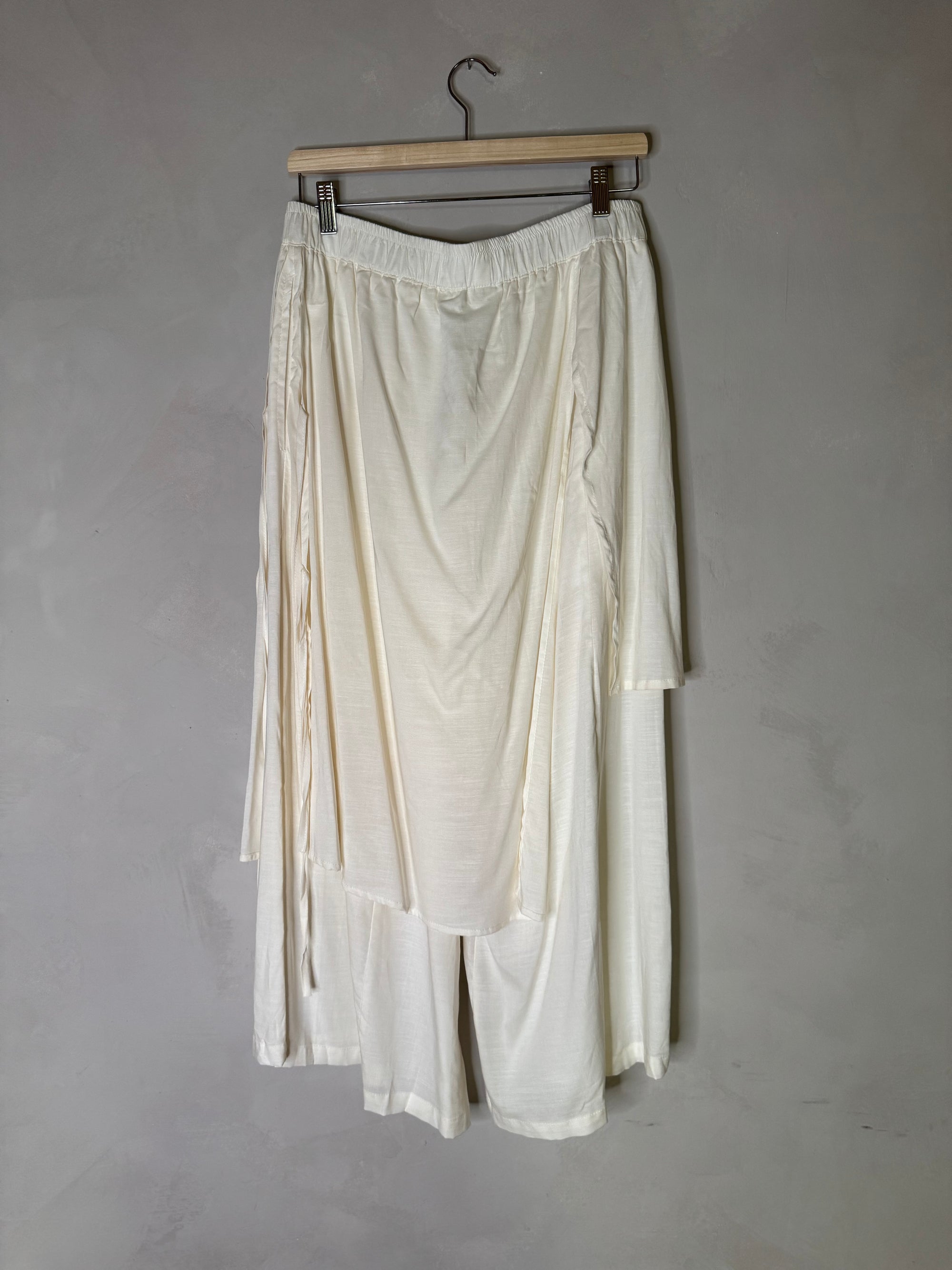 linen multi layer pants