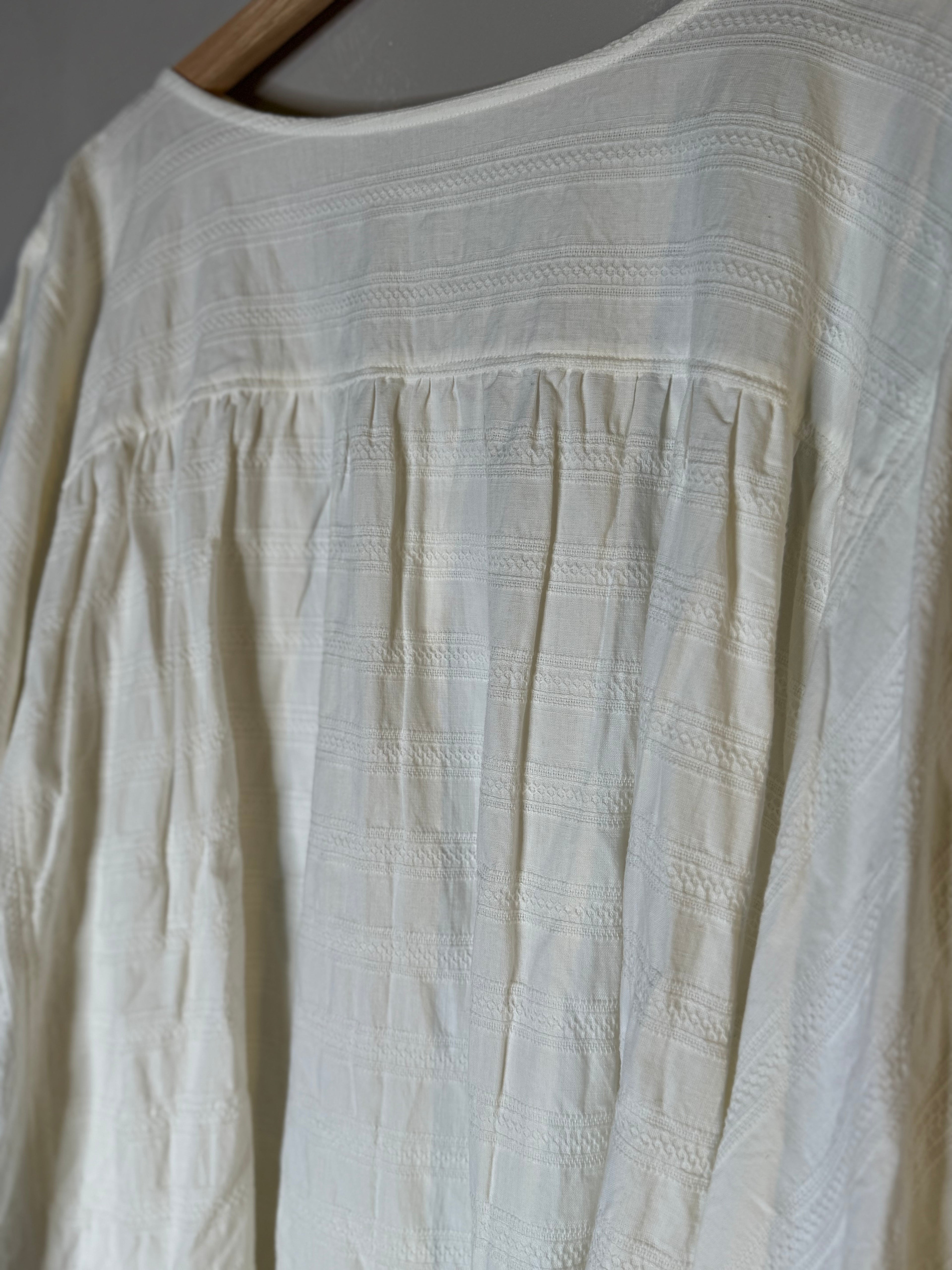 Ichi cotton and linen top