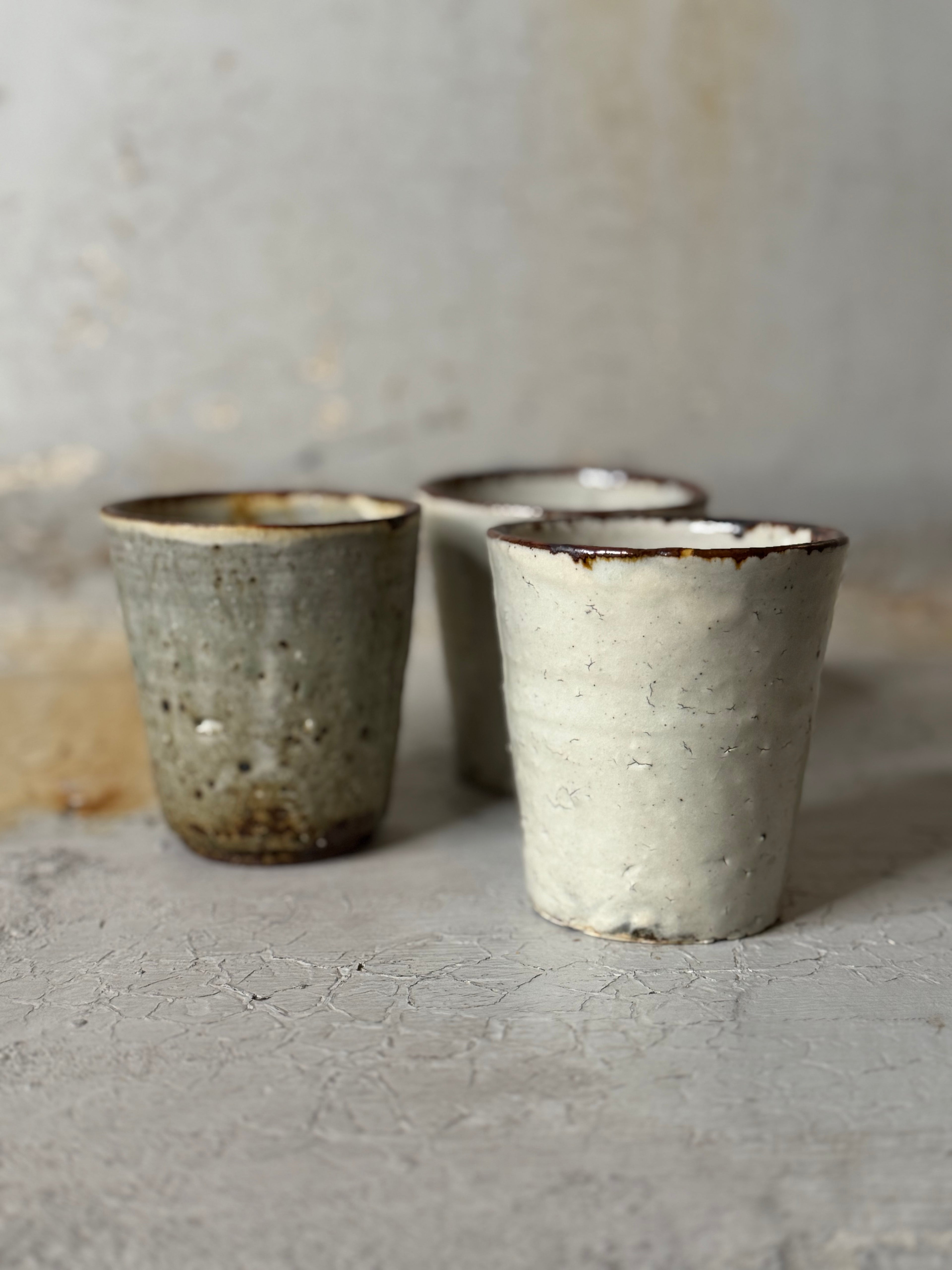 yunomi- light gray - handmade in japan