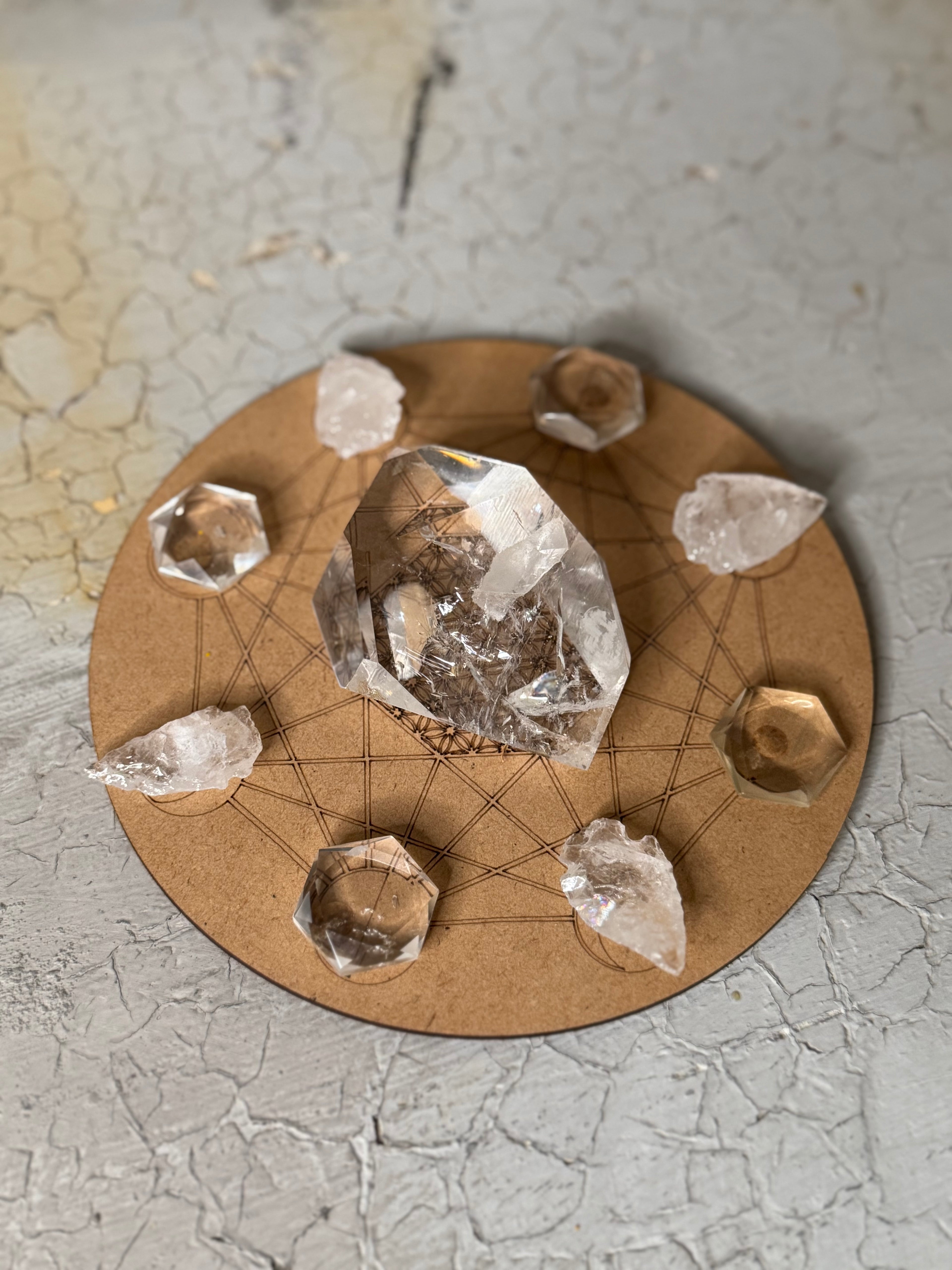 Sacred Geometry Crystal Grid Board - 3 patterns