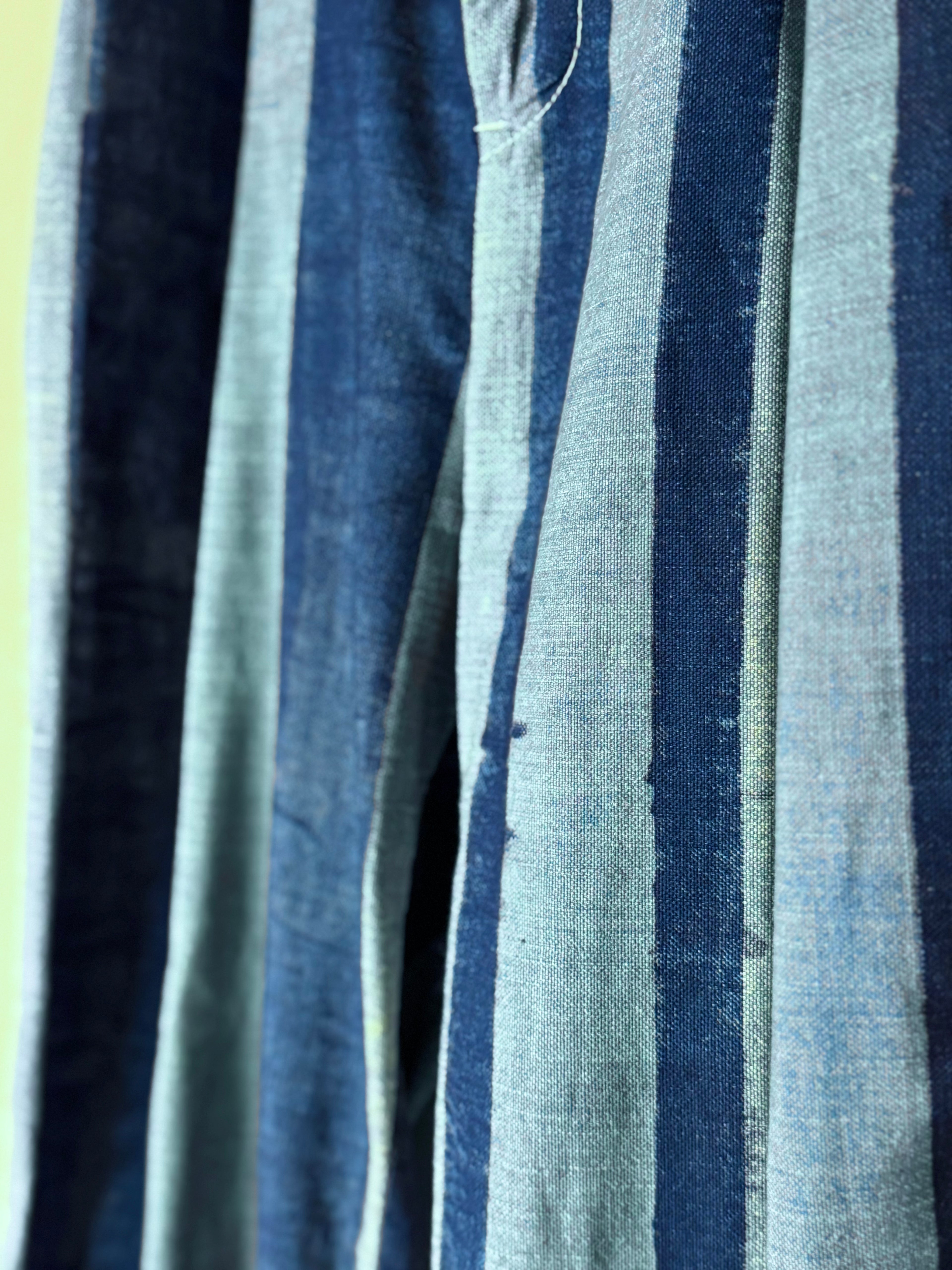 Y’s by YOHJI YAMAMOTO indigo striped denim pants