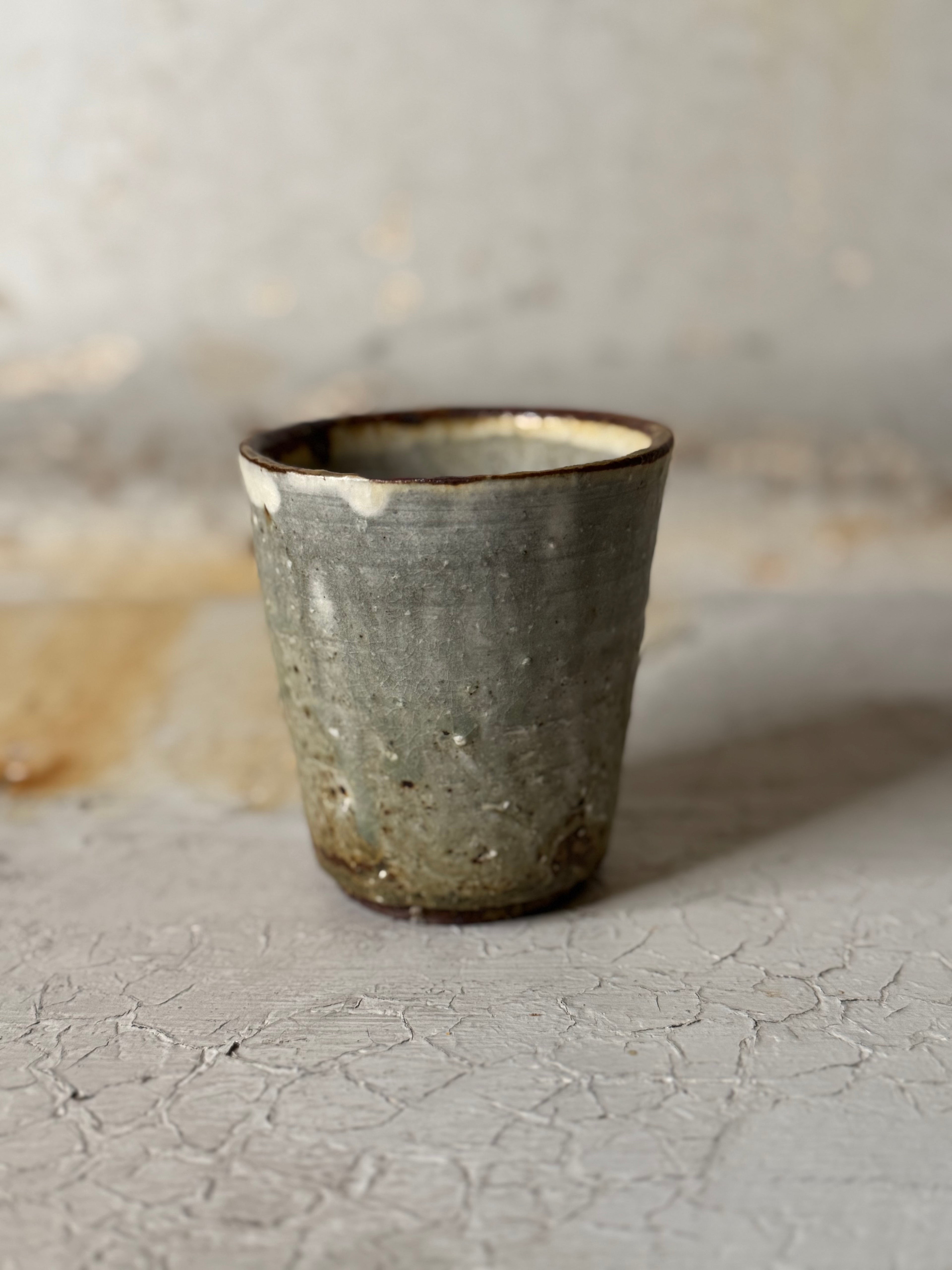 yunomi- light gray - handmade in japan