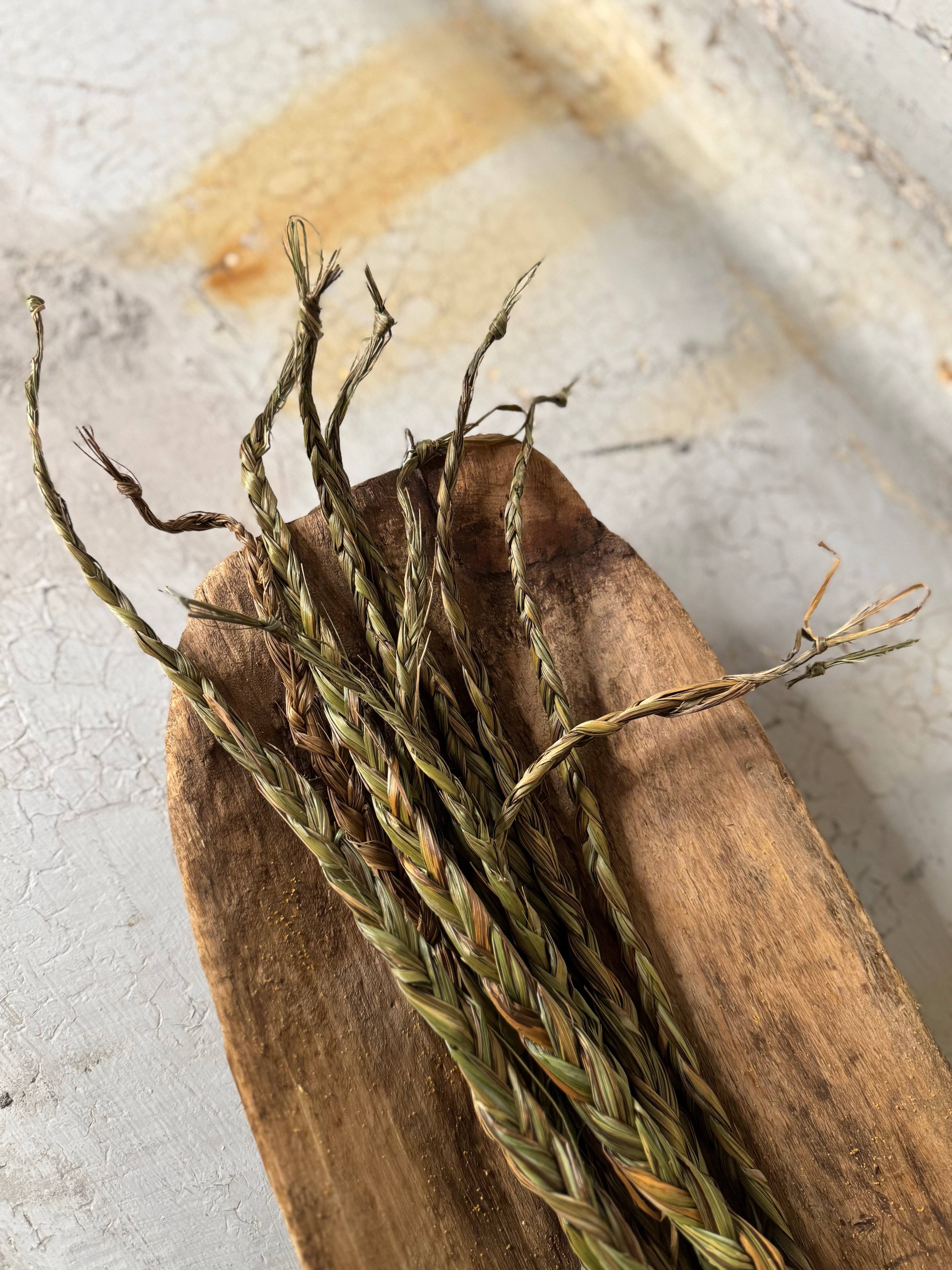 hand braided sweetgrass