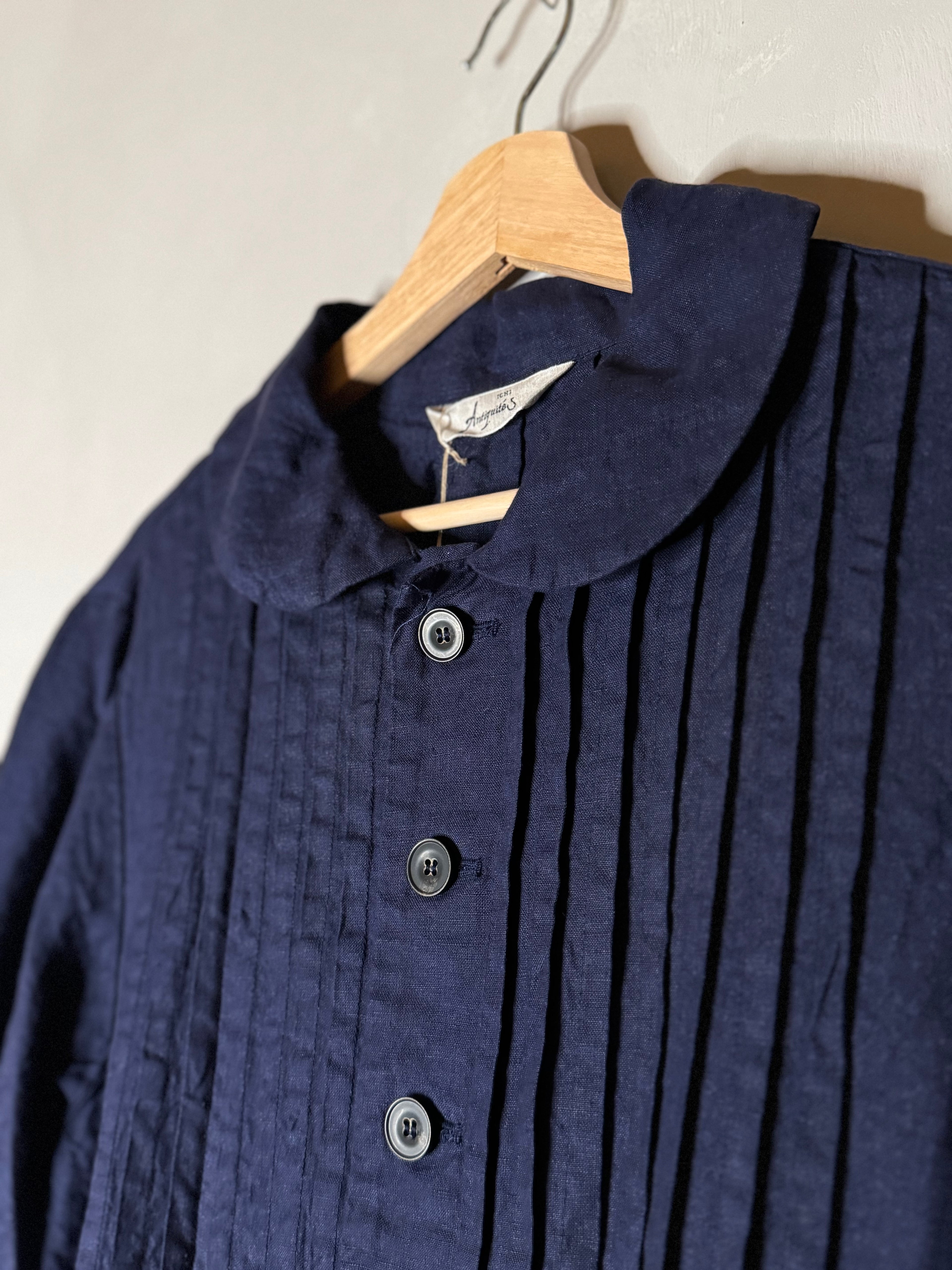 Ichi antiquites indigo coat dress