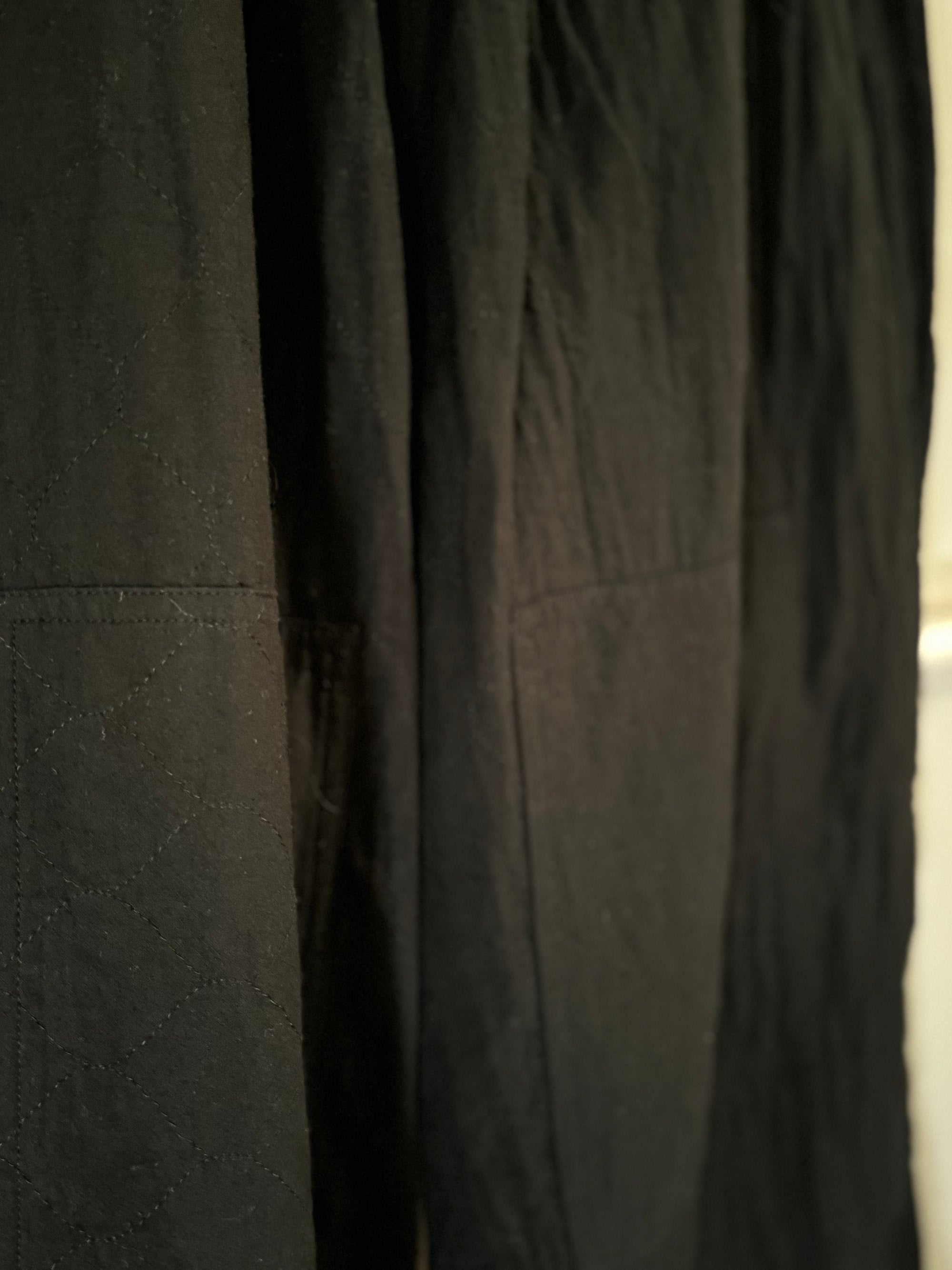 Ichi antiquites Azumadaki Quilt Pants in Black