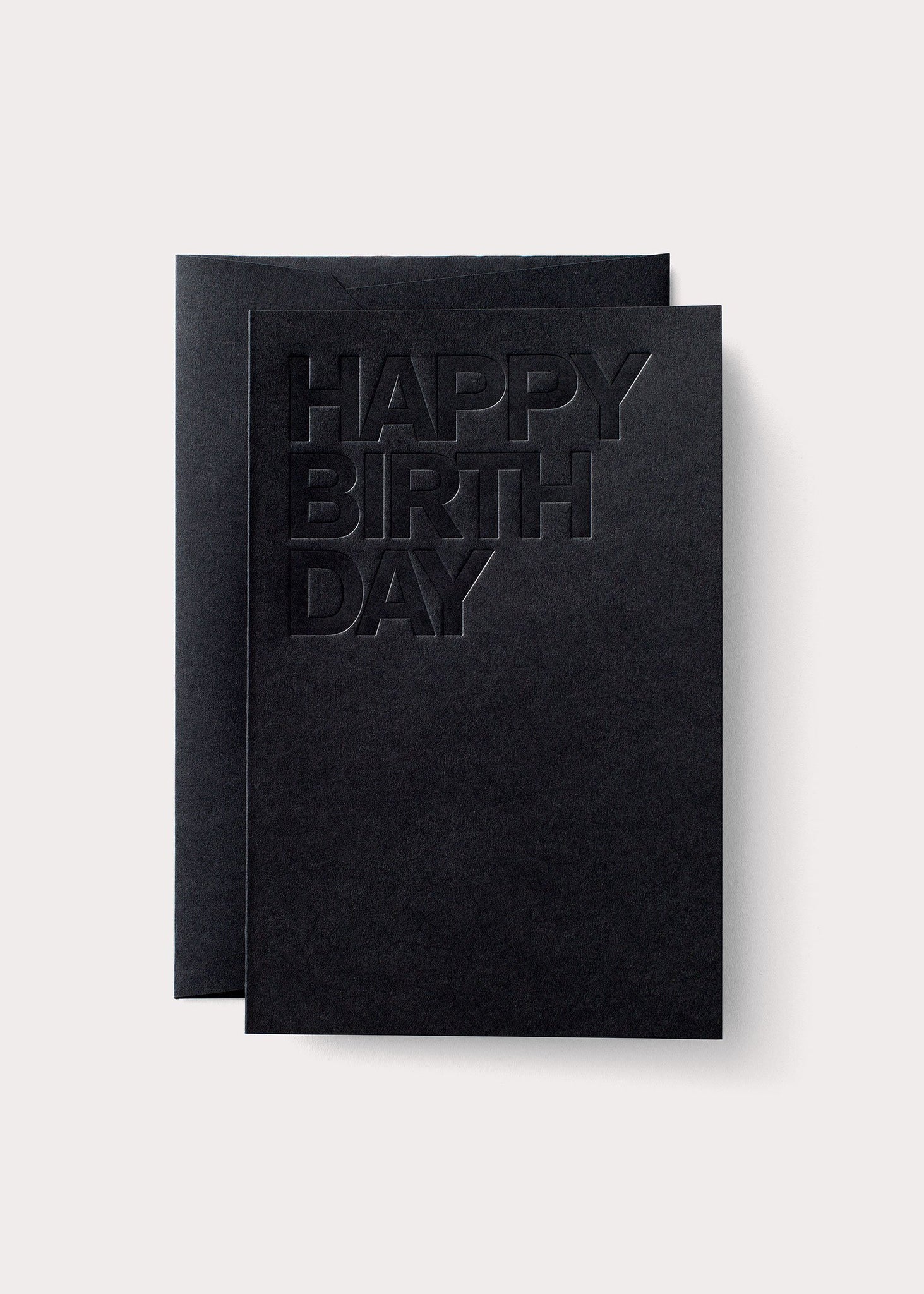 Birthday black card