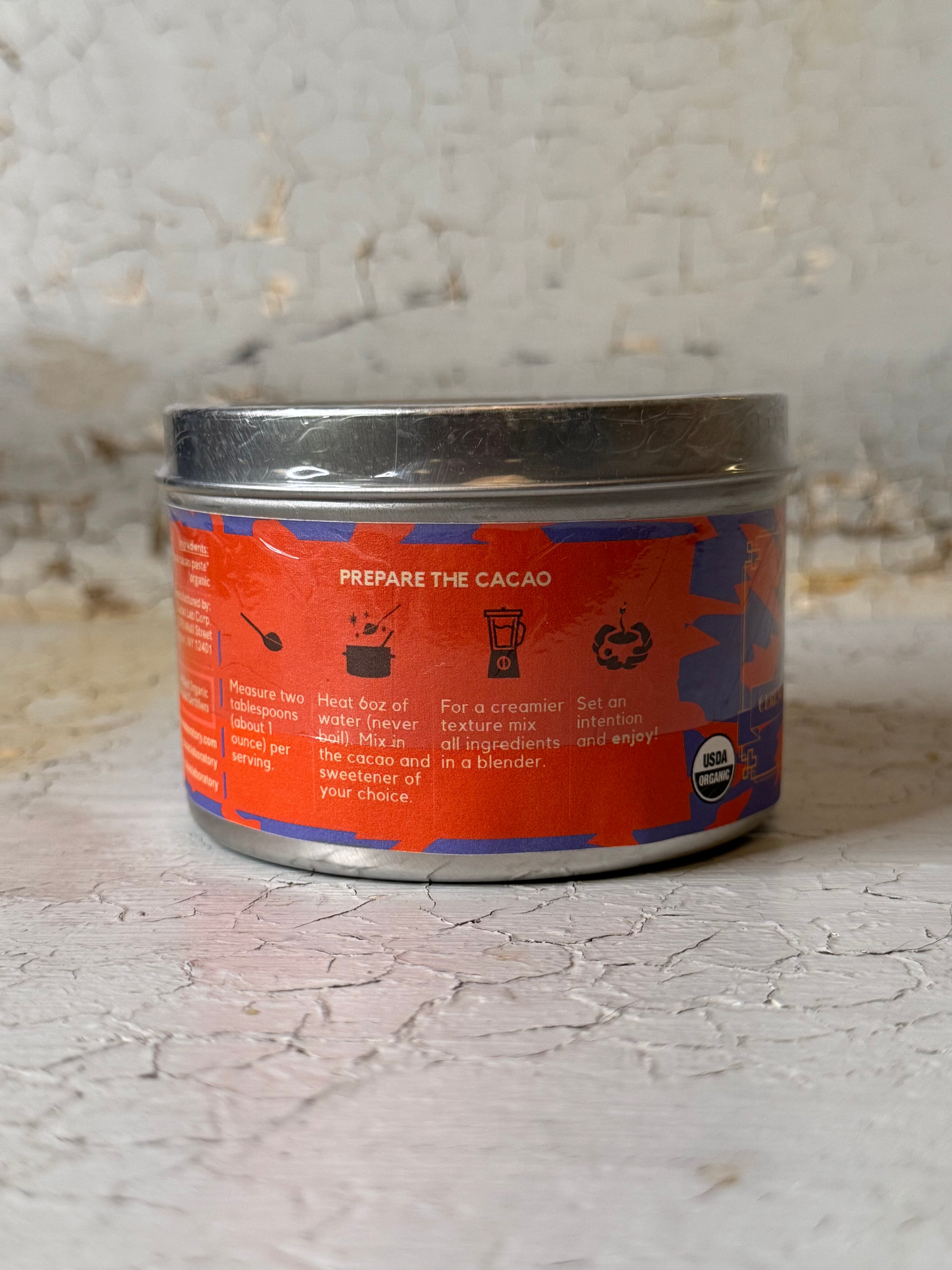 Ceremonial Grade Cacao - tin