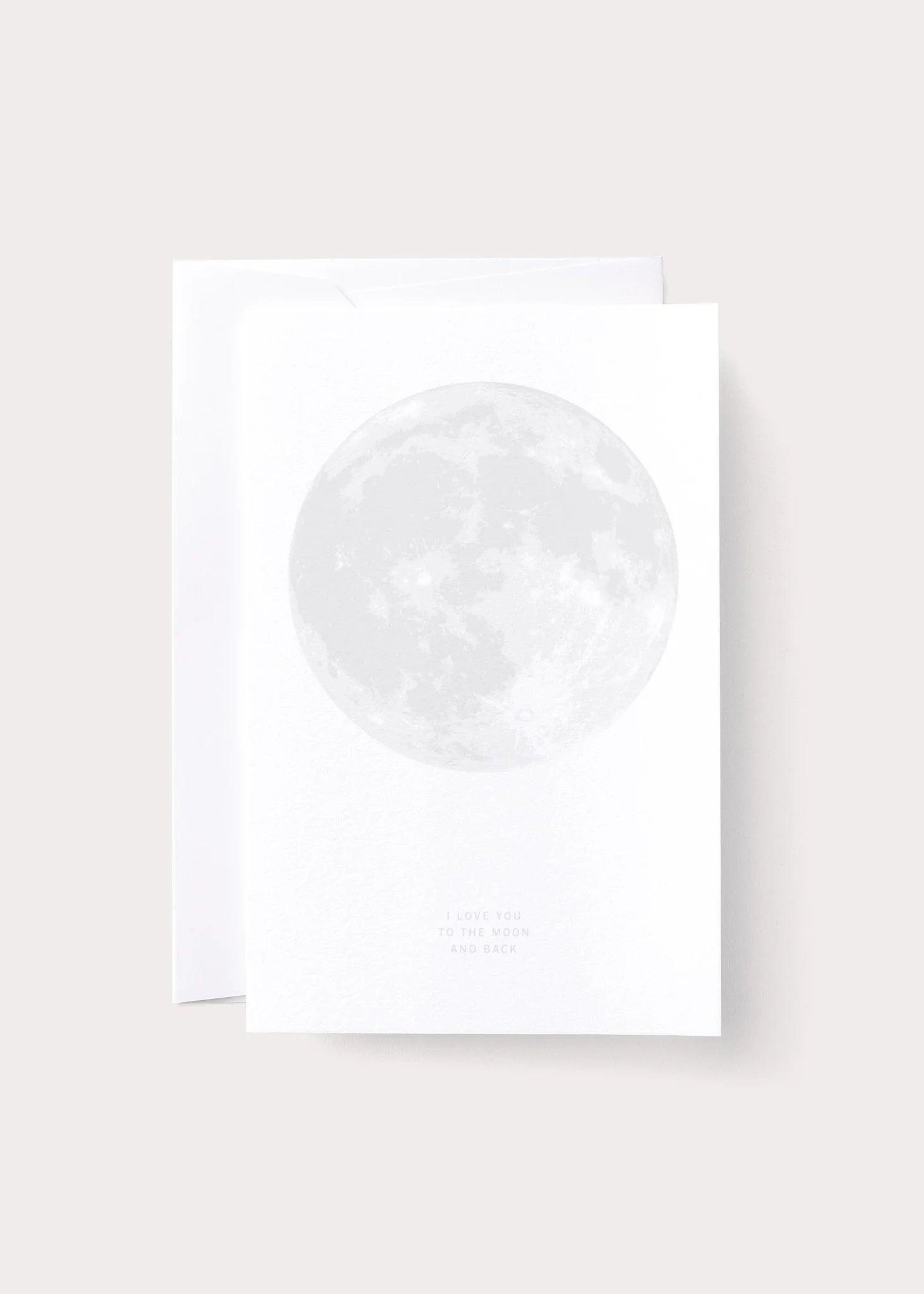 Love moon card