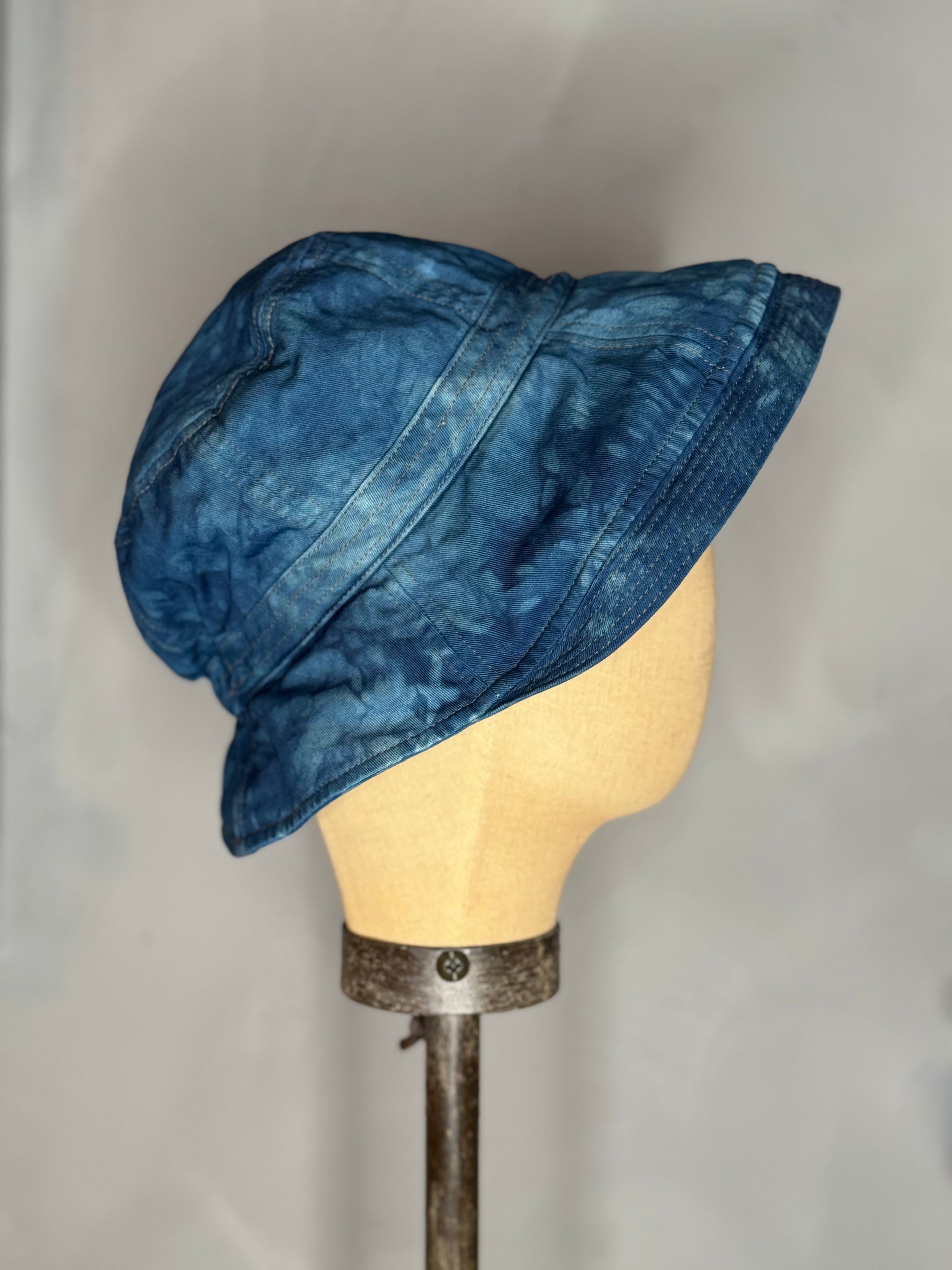 japanese indigo bucket hat