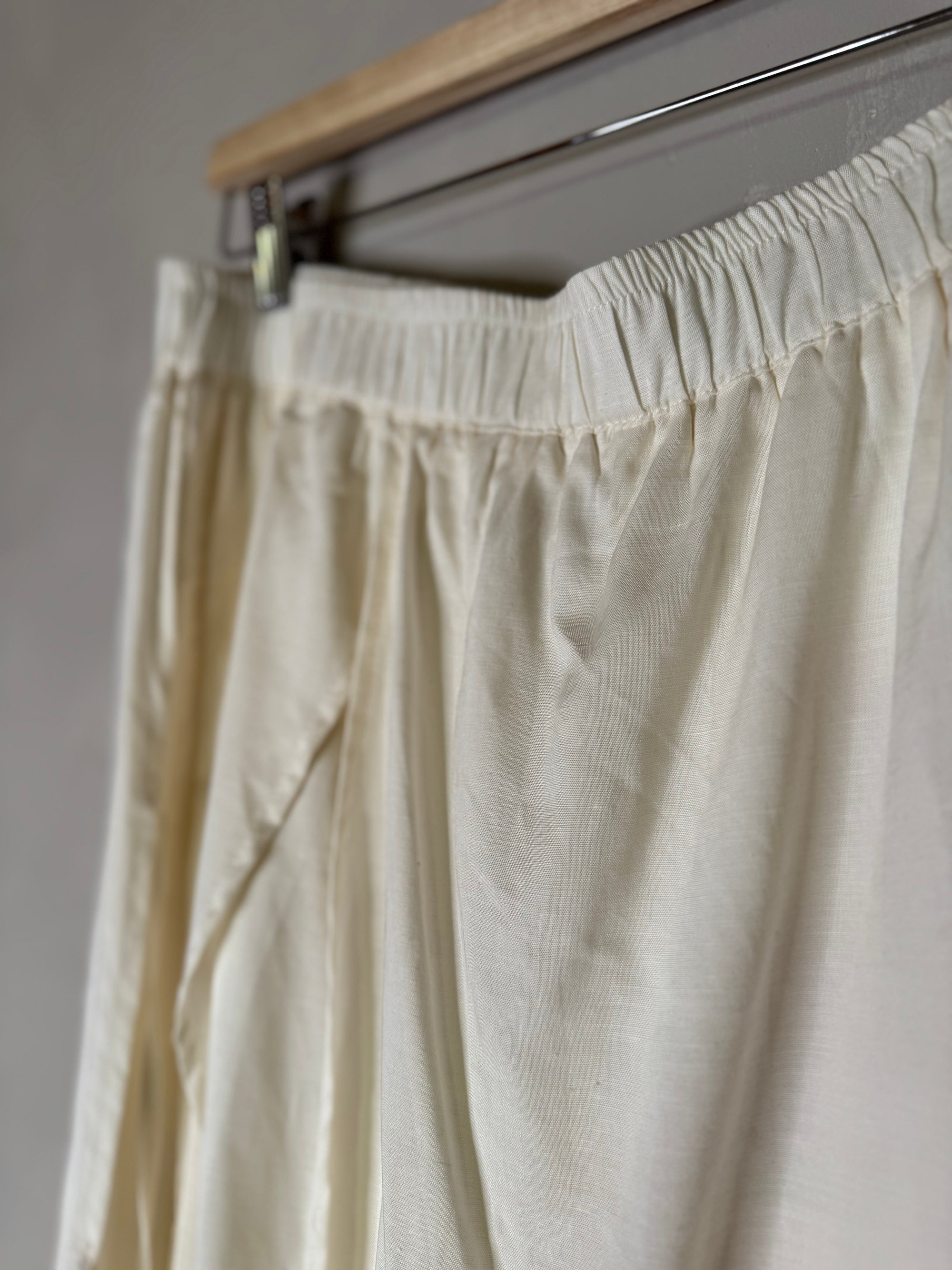 linen multi layer pants