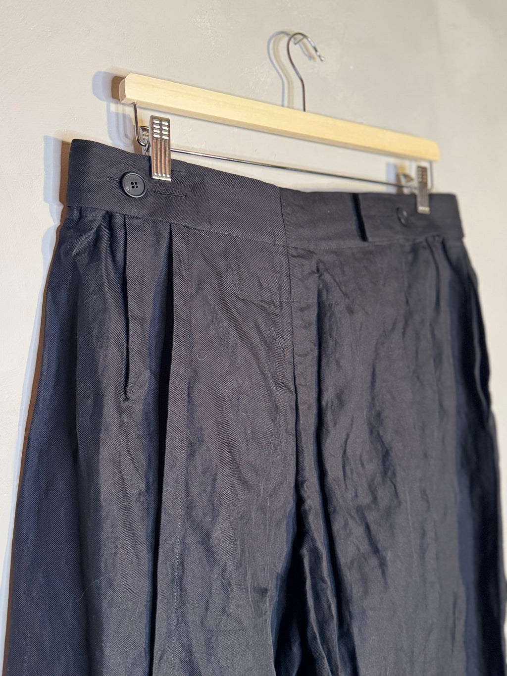 Toogood the tailor trouser crumpled flint