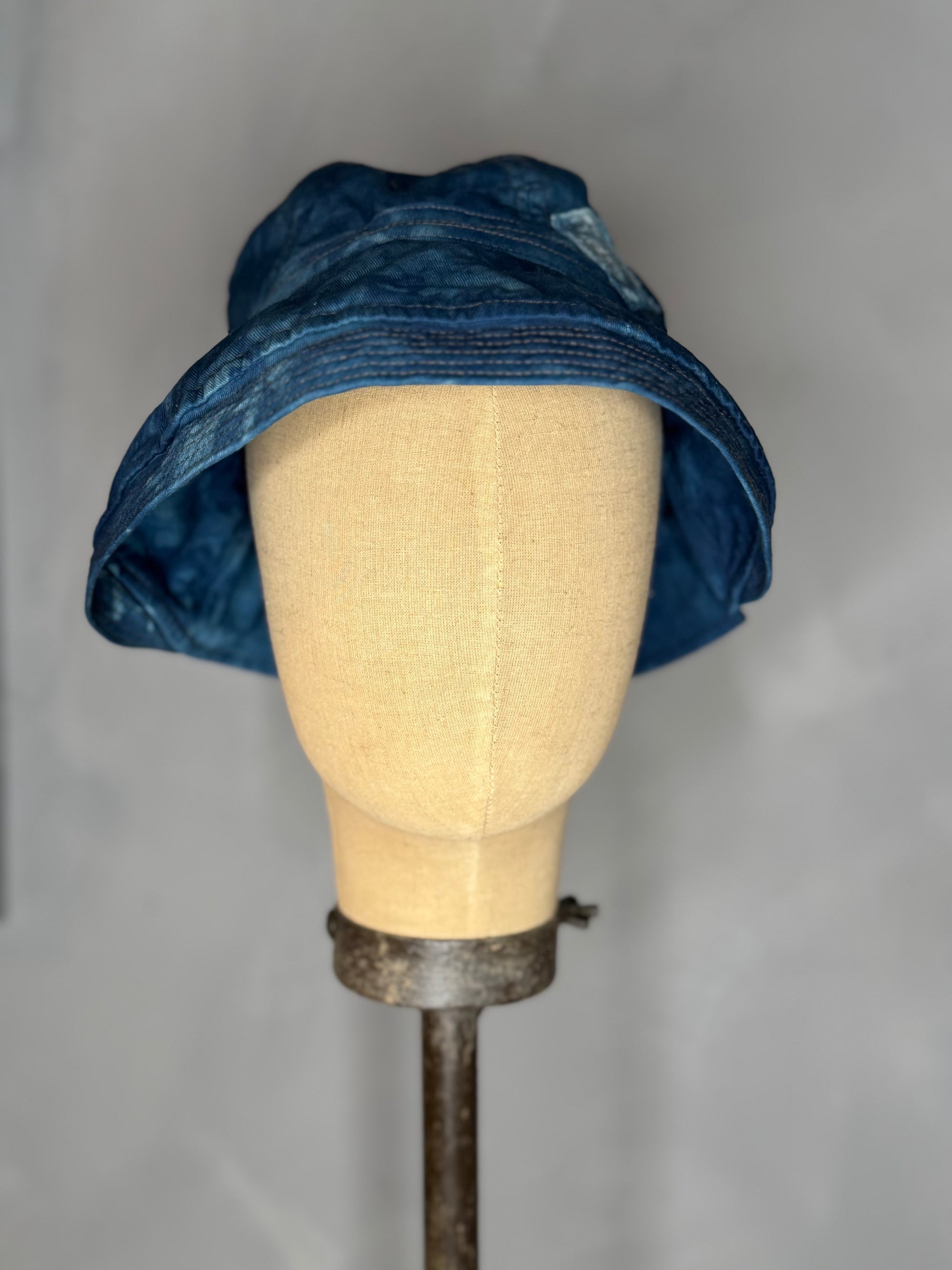japanese indigo bucket hat