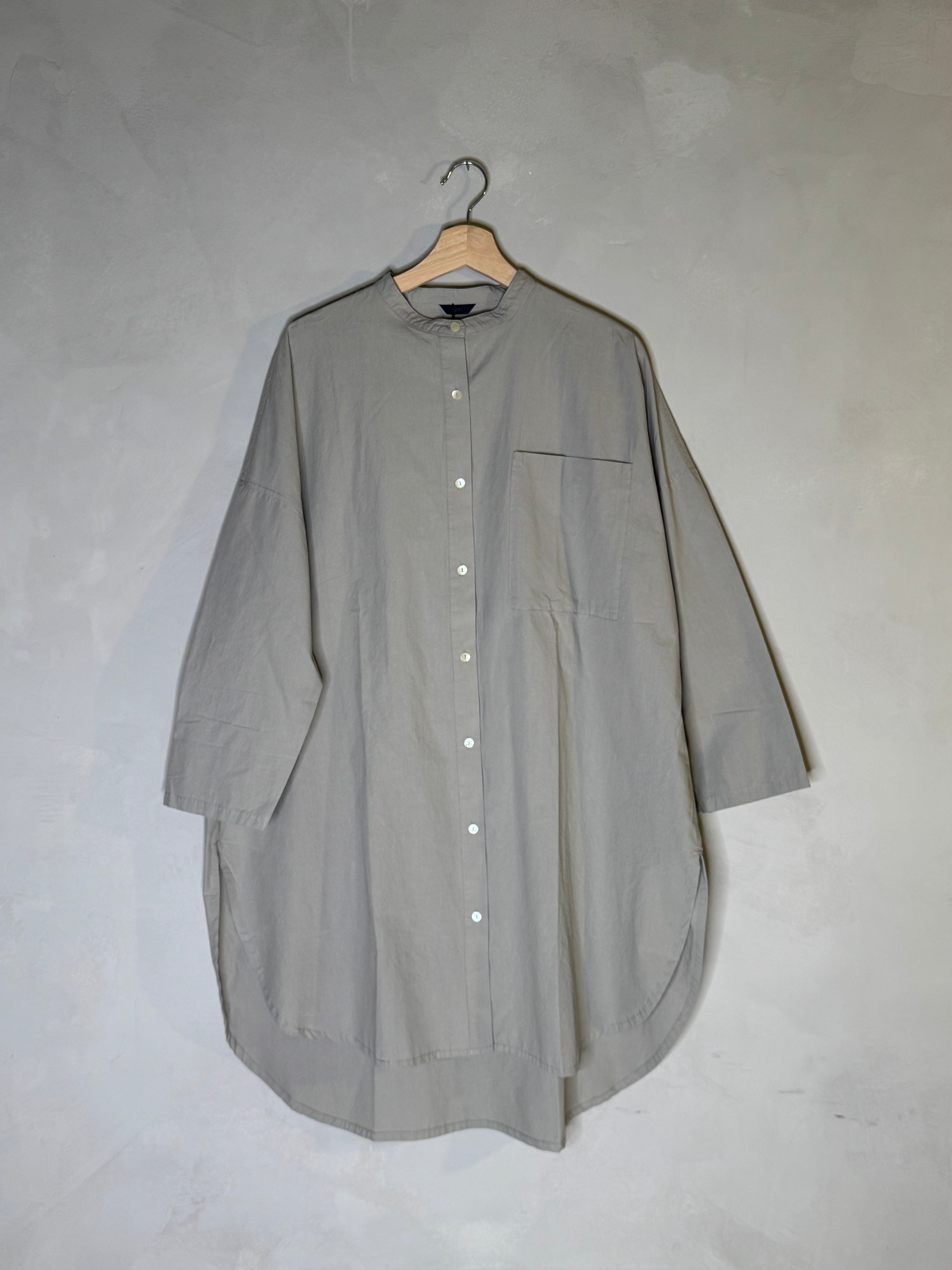 Ichi gray 3/4 length shirt