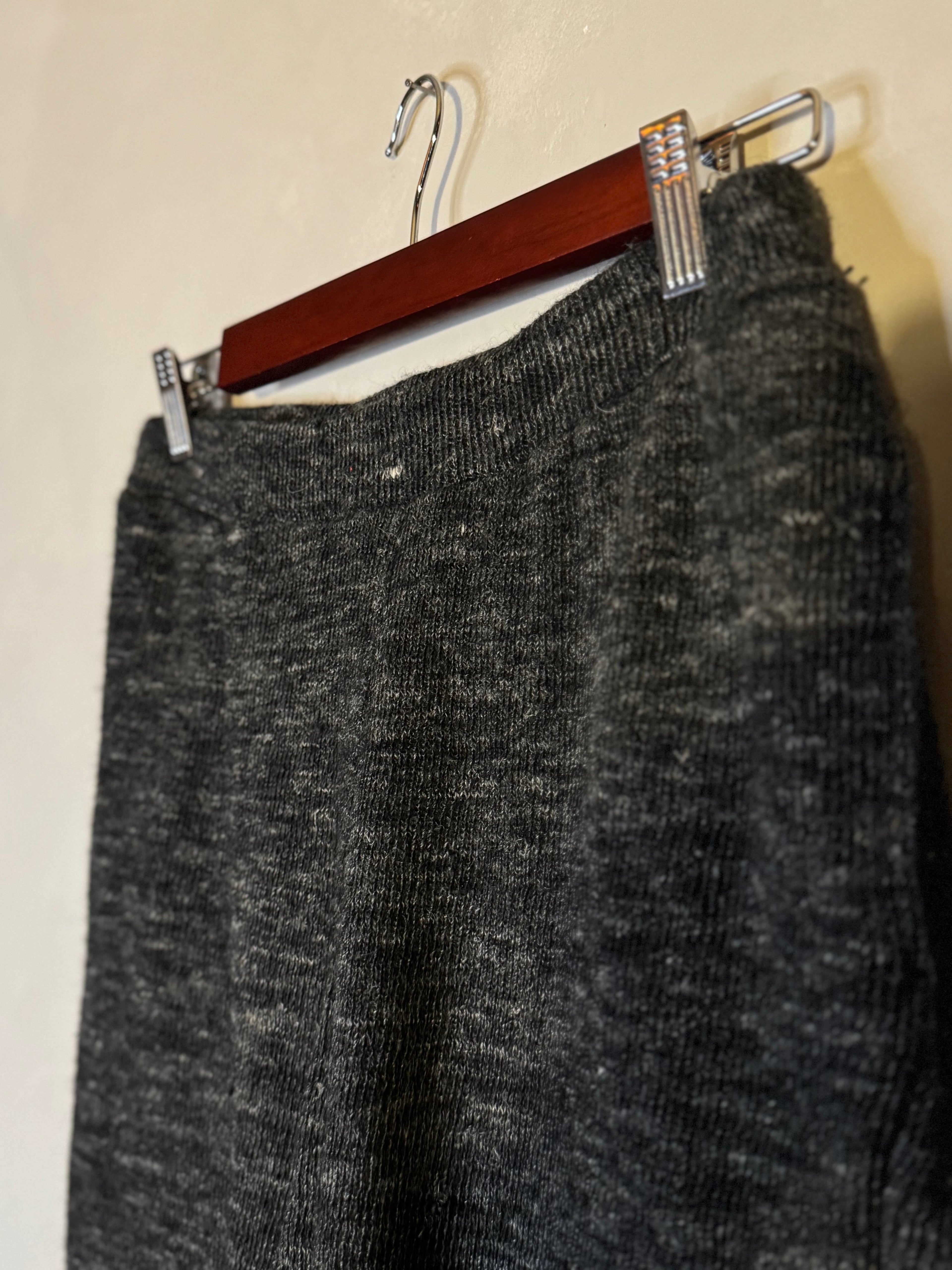 Ichi Antiquites linen and wool knit pants