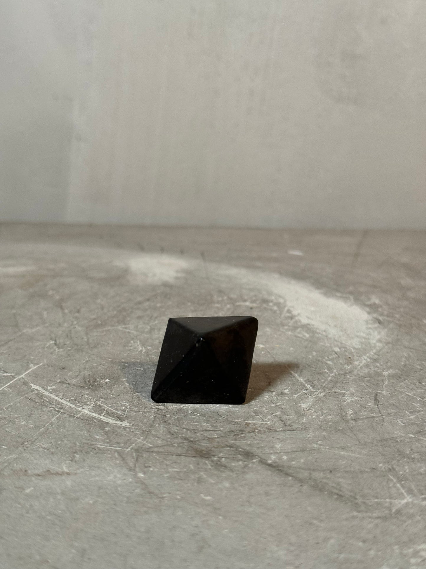 Shungite platonic solids