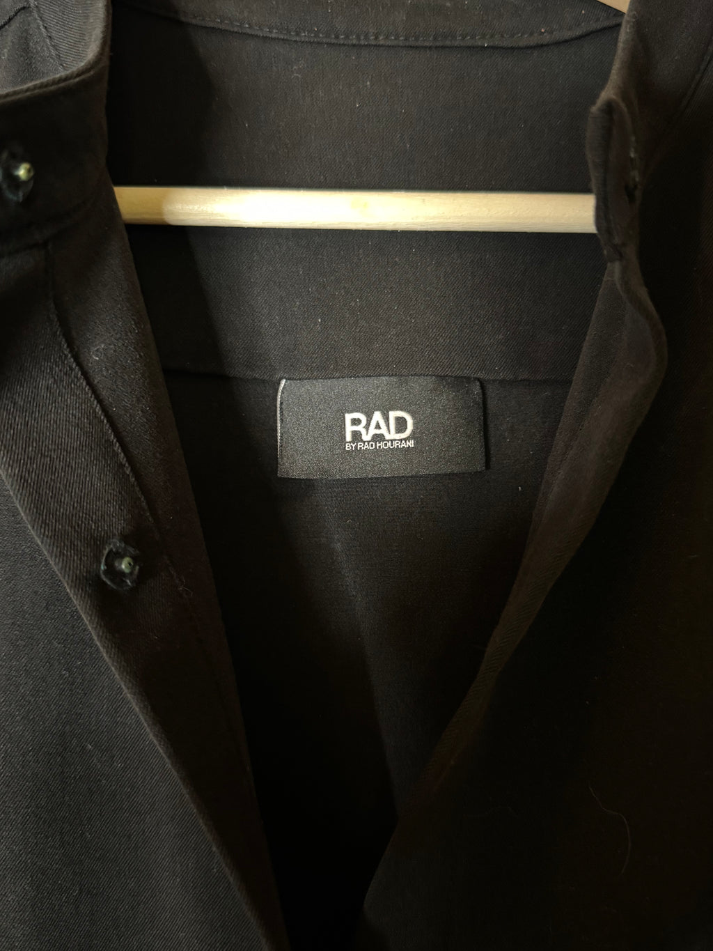 Rad Hourani 3/4 length shirt jacket