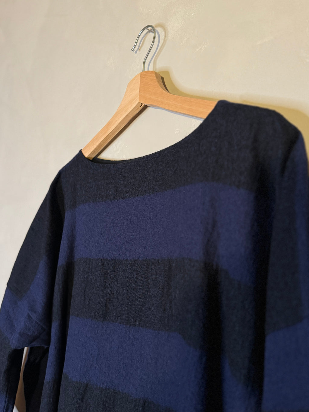 Ichi Antiquites wool dress stripe