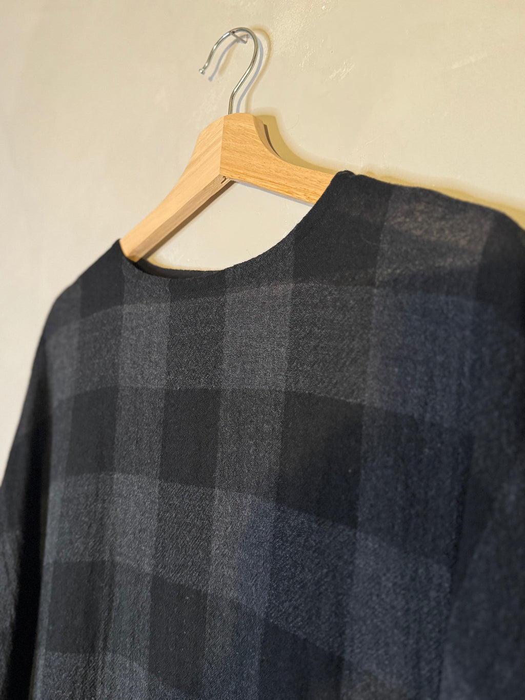 Ichi Antiquites wool dress plaid