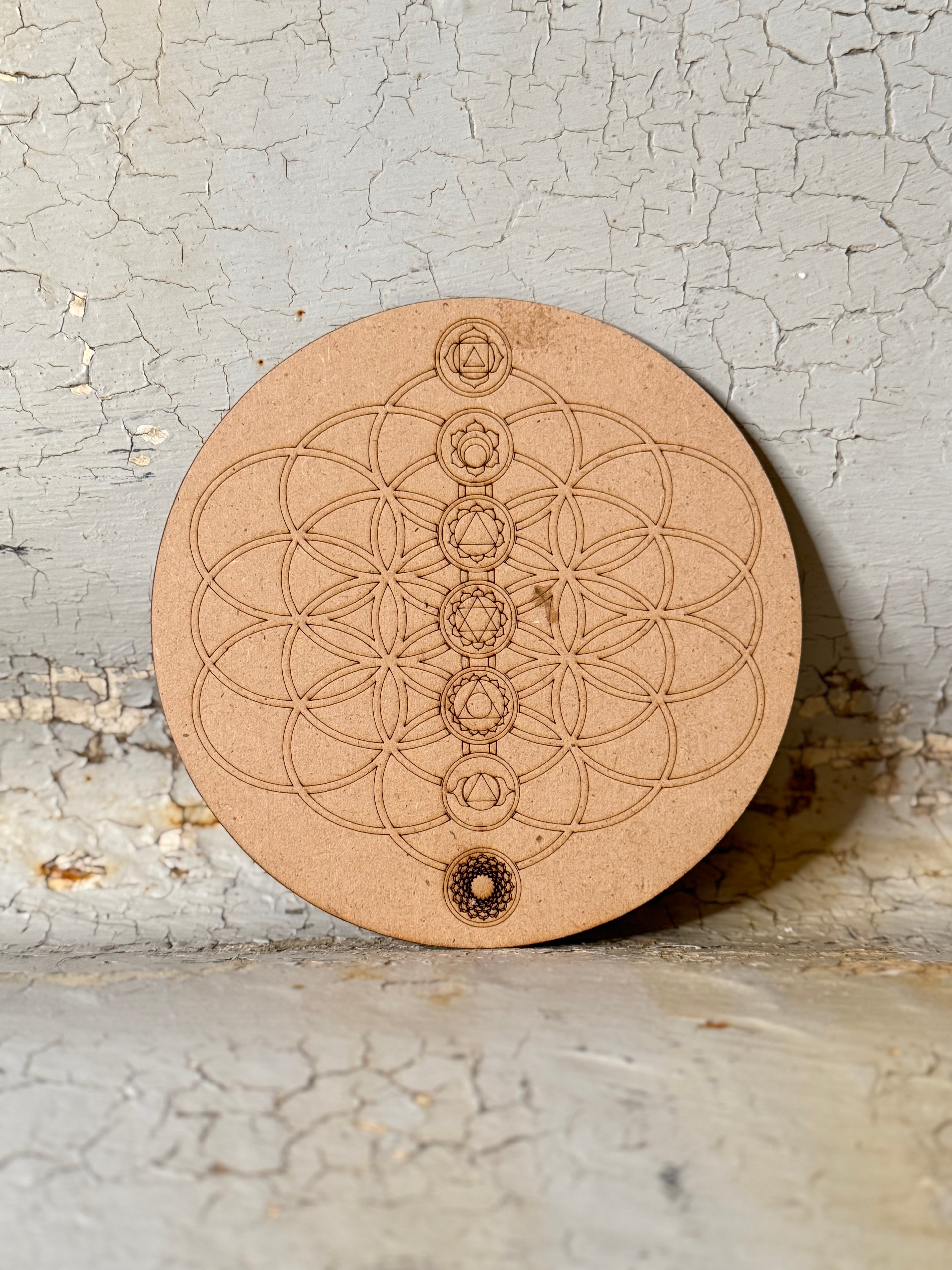 Sacred Geometry Crystal Grid Board - 3 patterns