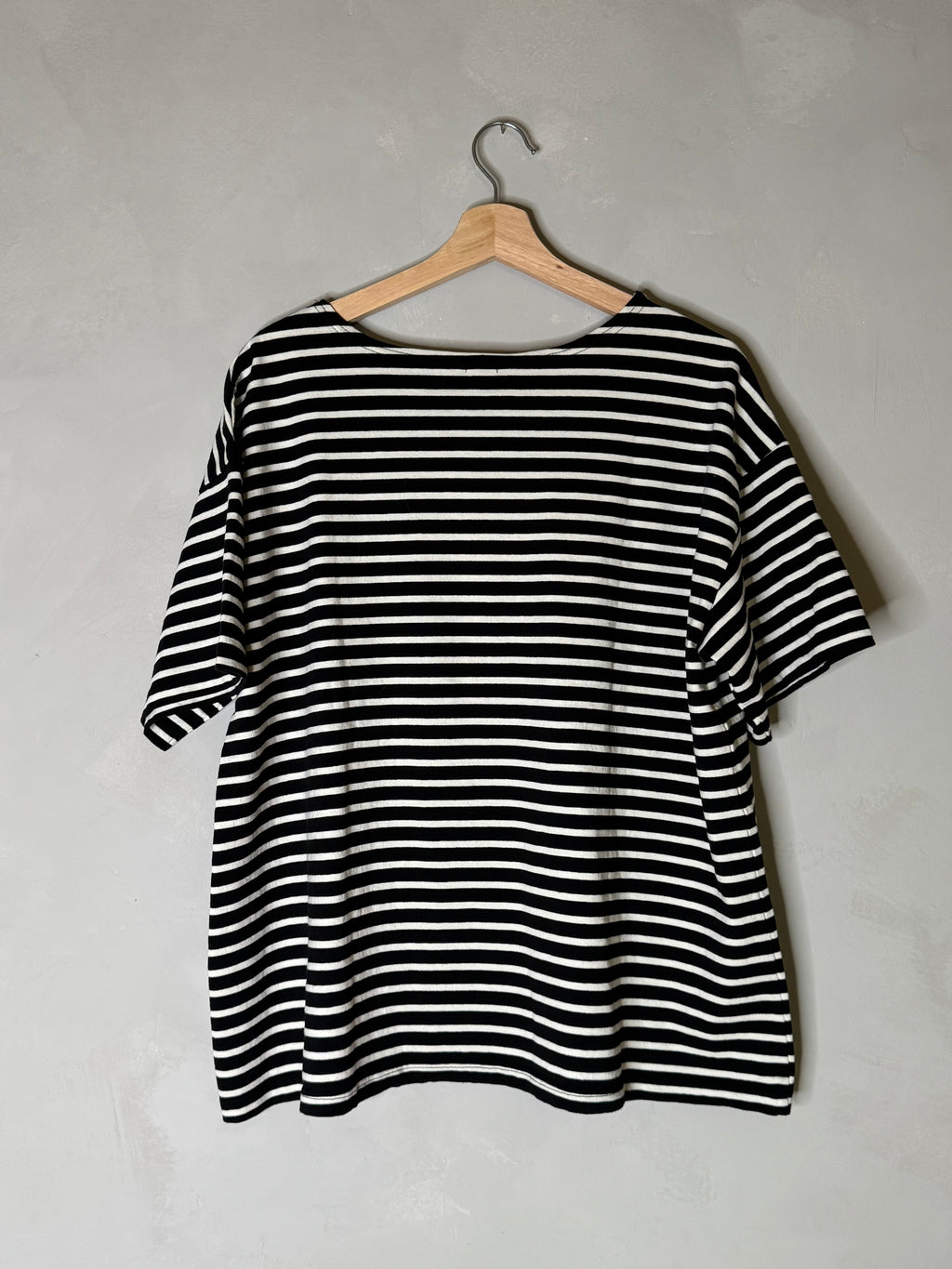 Ichi short sleeved striped top