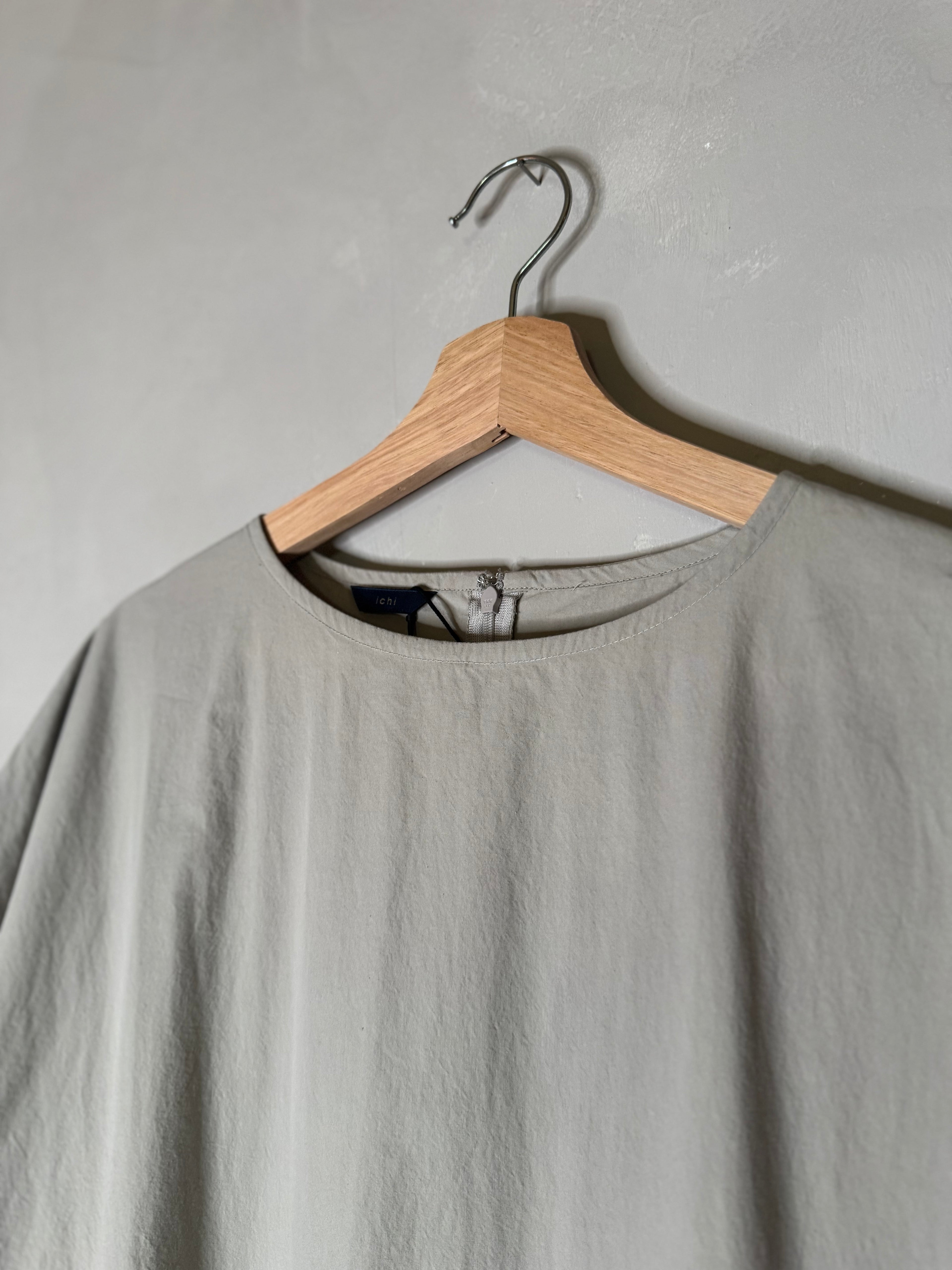 Ichi gray cotton dress