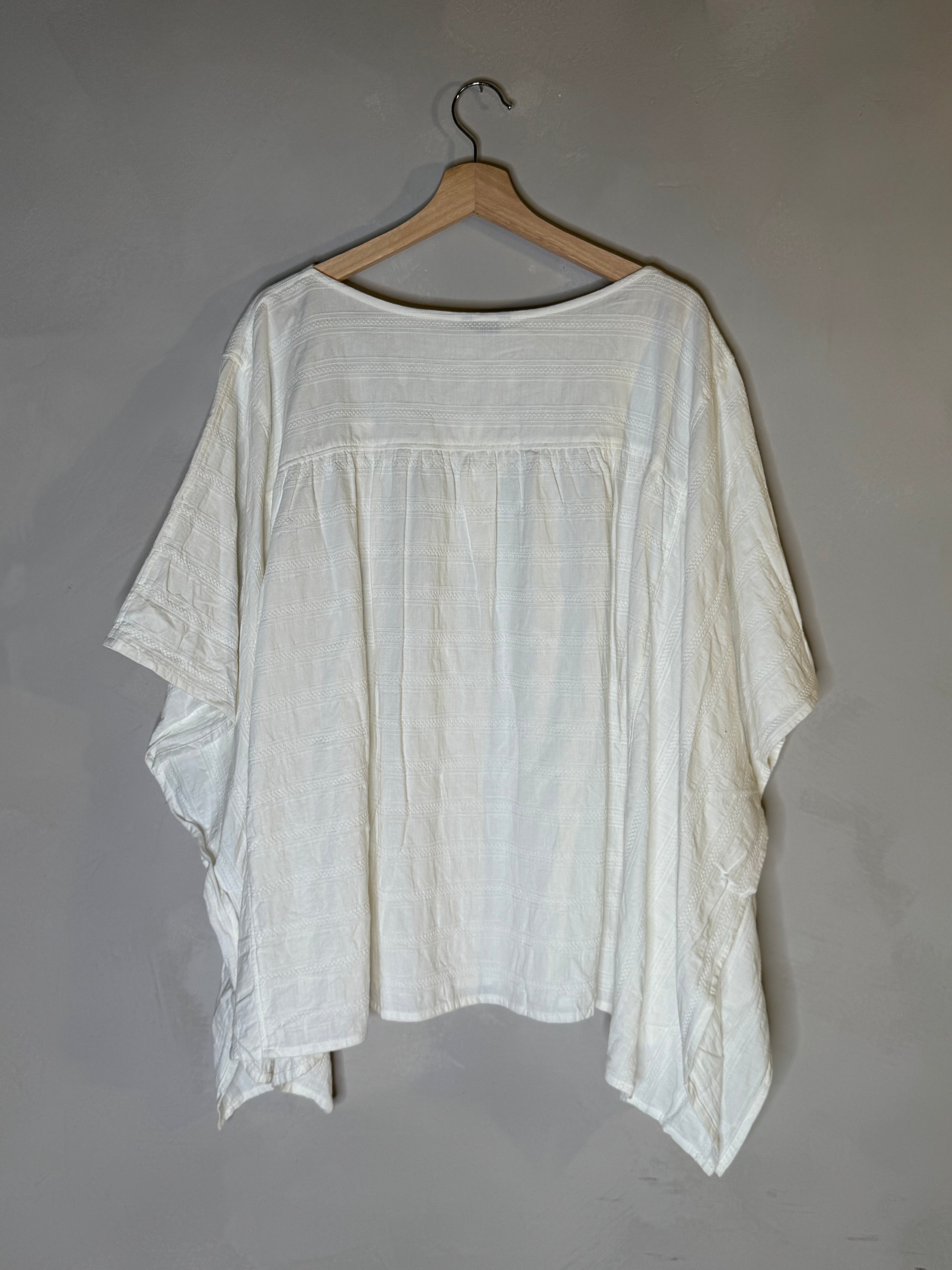Ichi cotton and linen top