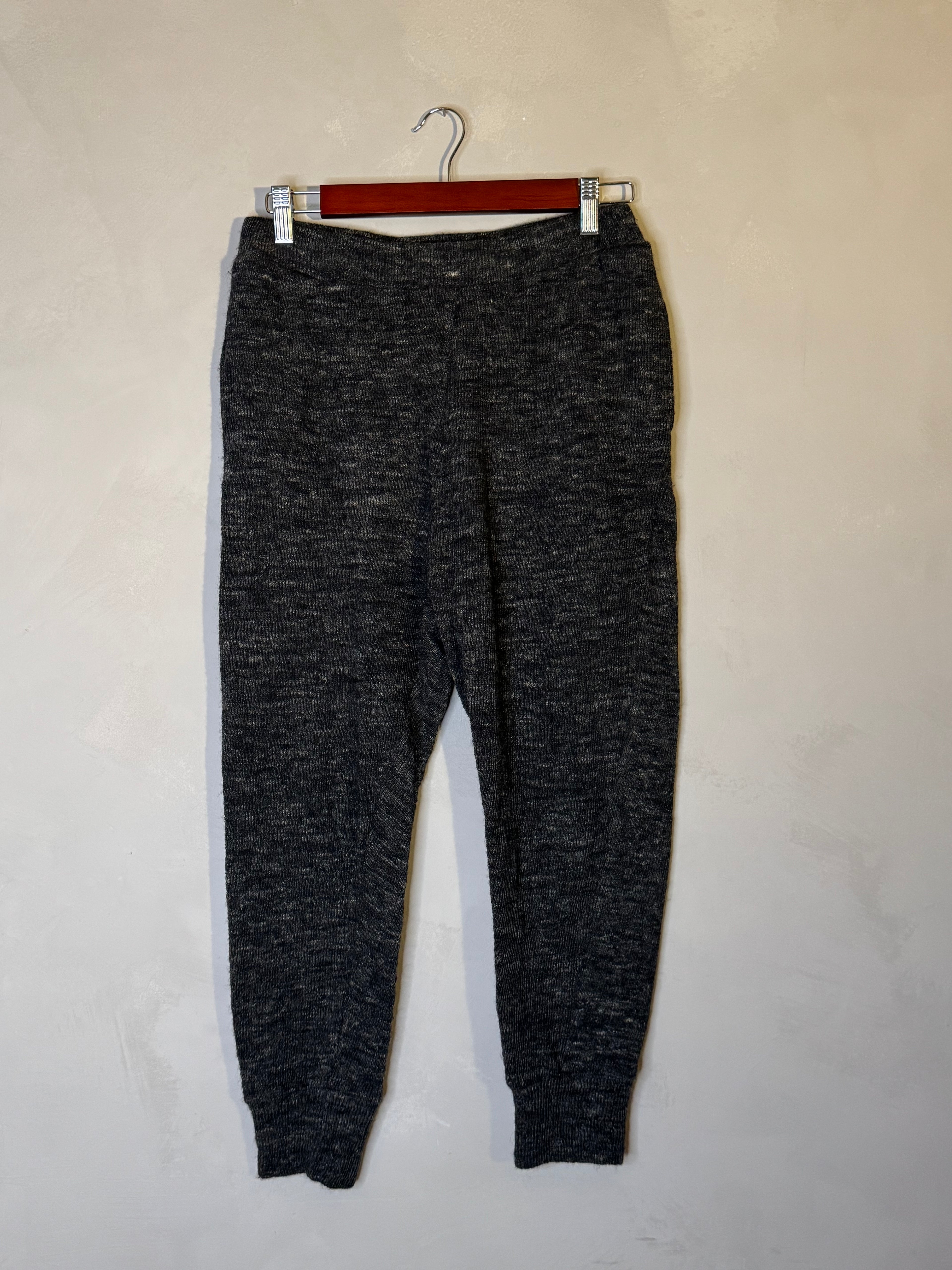 Ichi Antiquites linen and wool knit pants
