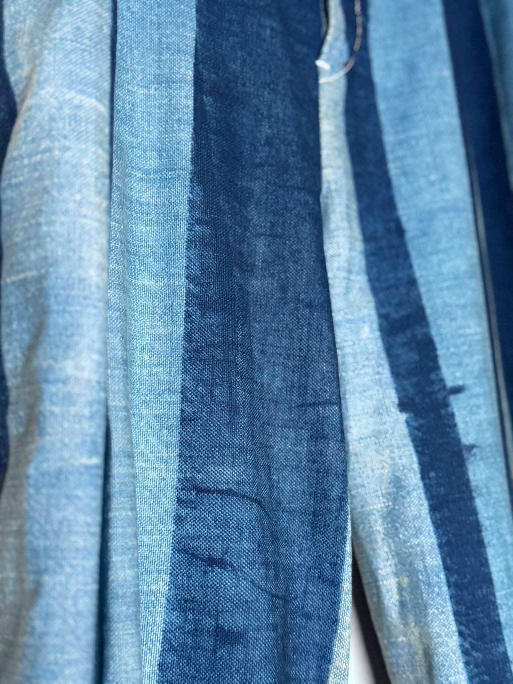 Y’s by YOHJI YAMAMOTO indigo striped denim pants