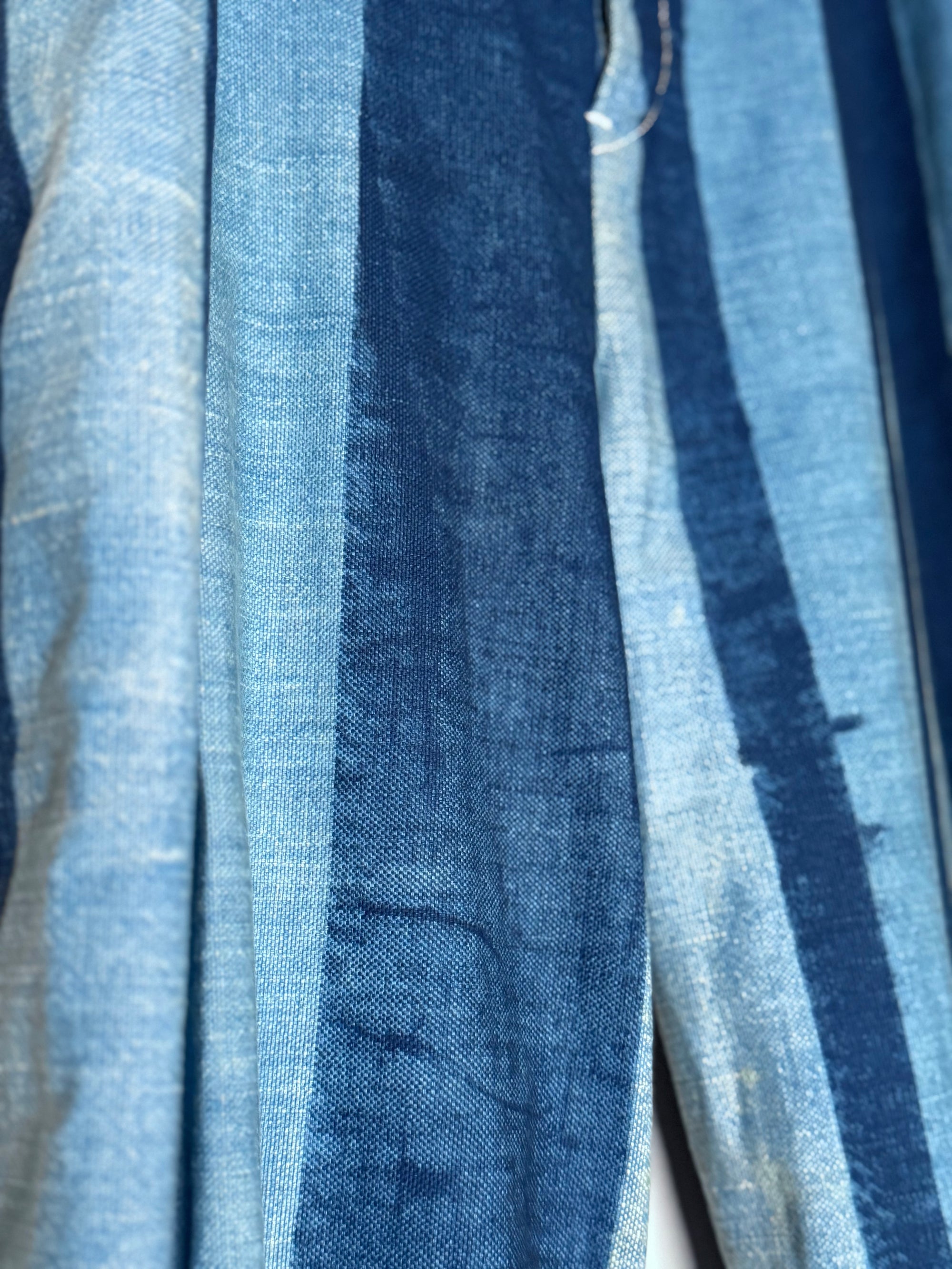 Y’s by YOHJI YAMAMOTO indigo striped denim pants