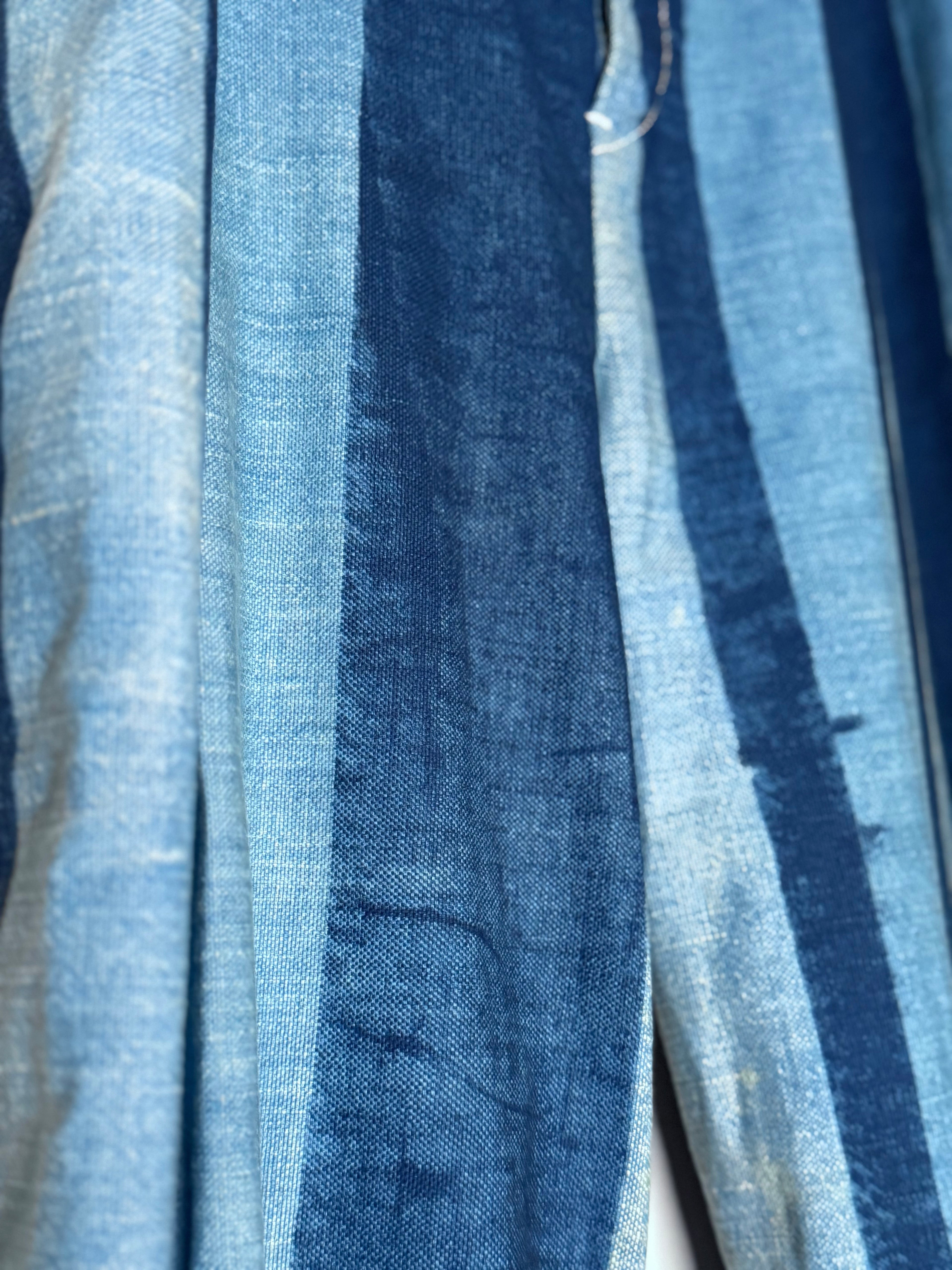 Y’s by YOHJI YAMAMOTO indigo striped denim pants