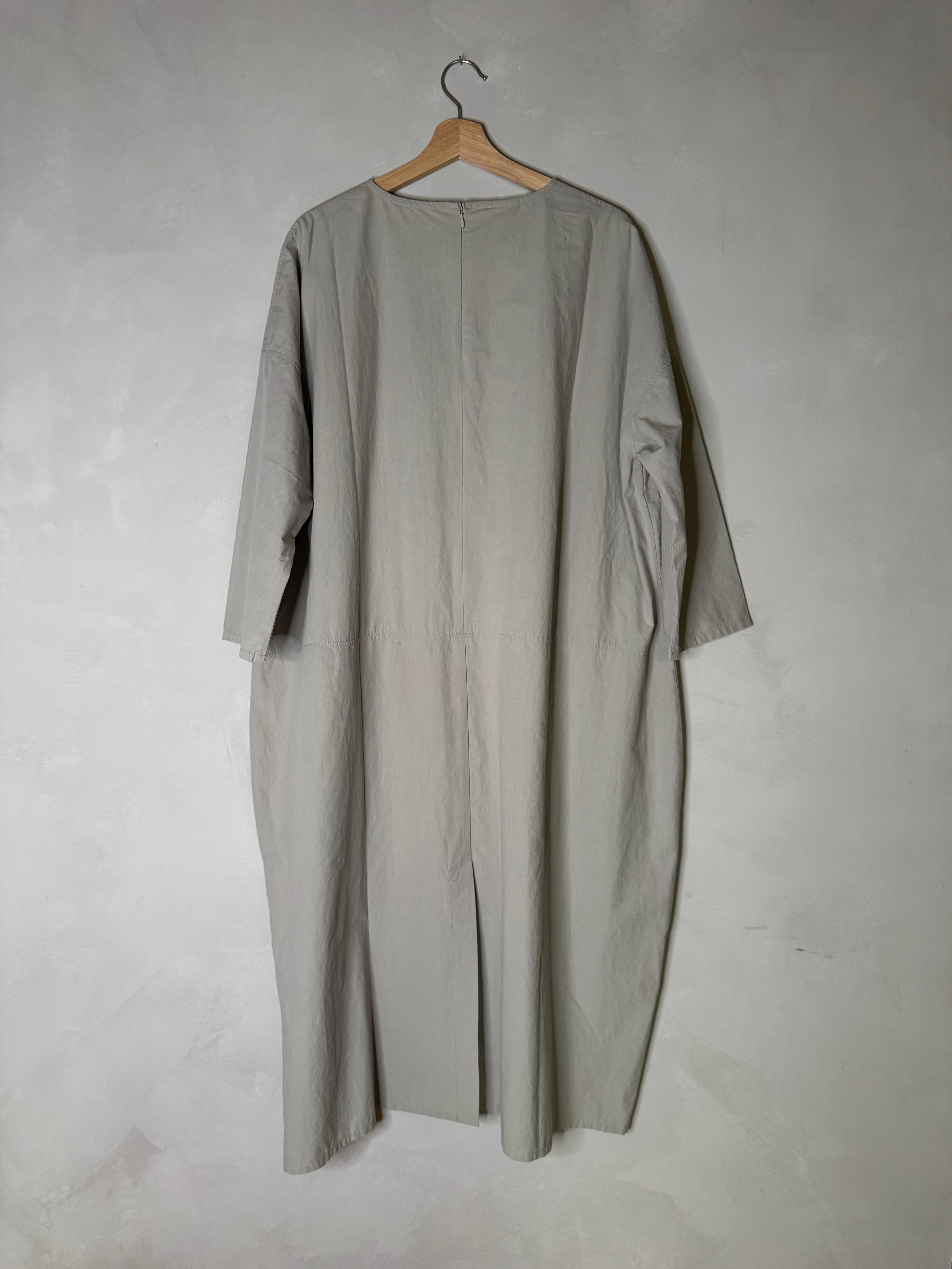 Ichi gray cotton dress