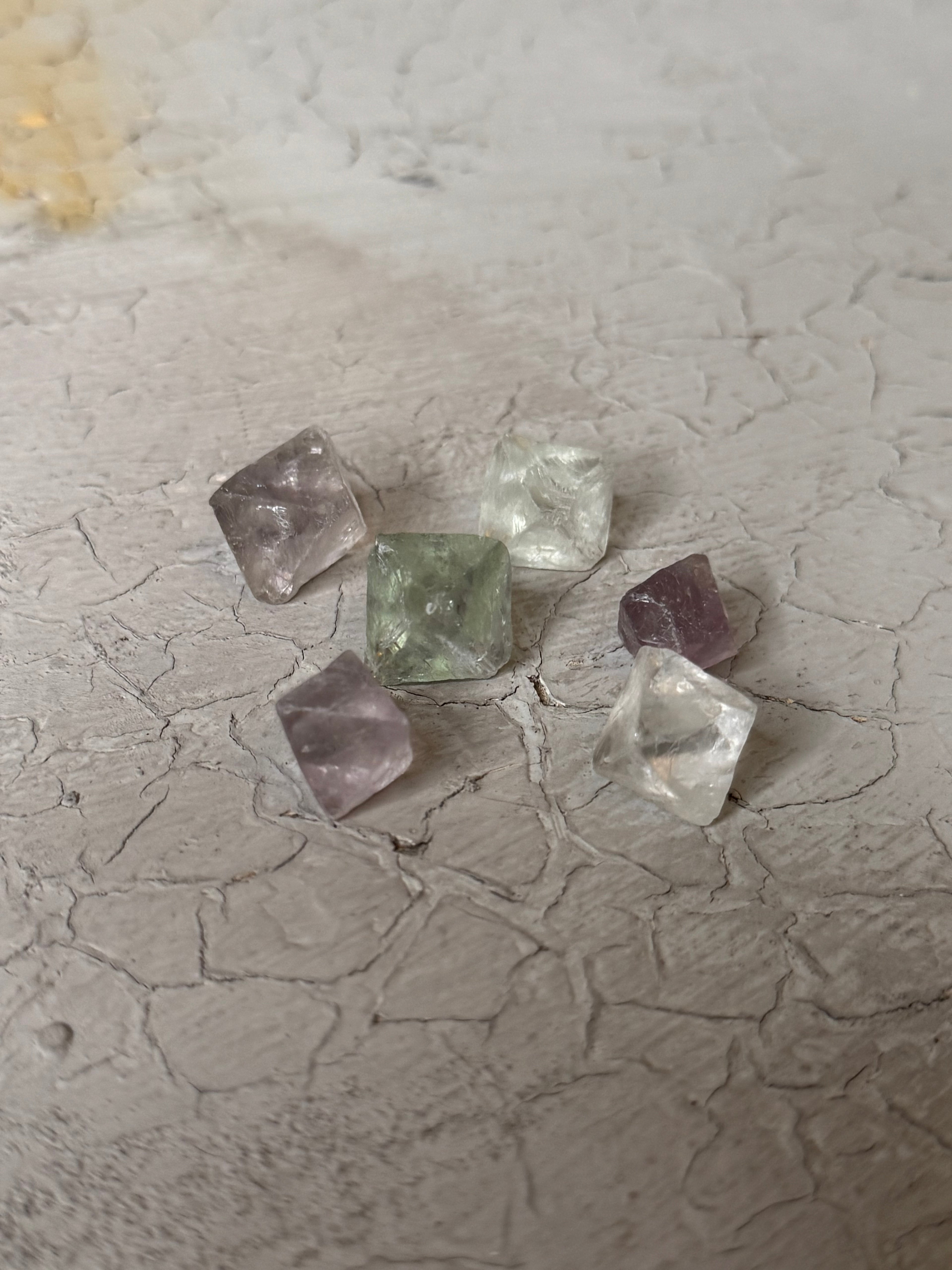 Fluorite Octahedrons - mini
