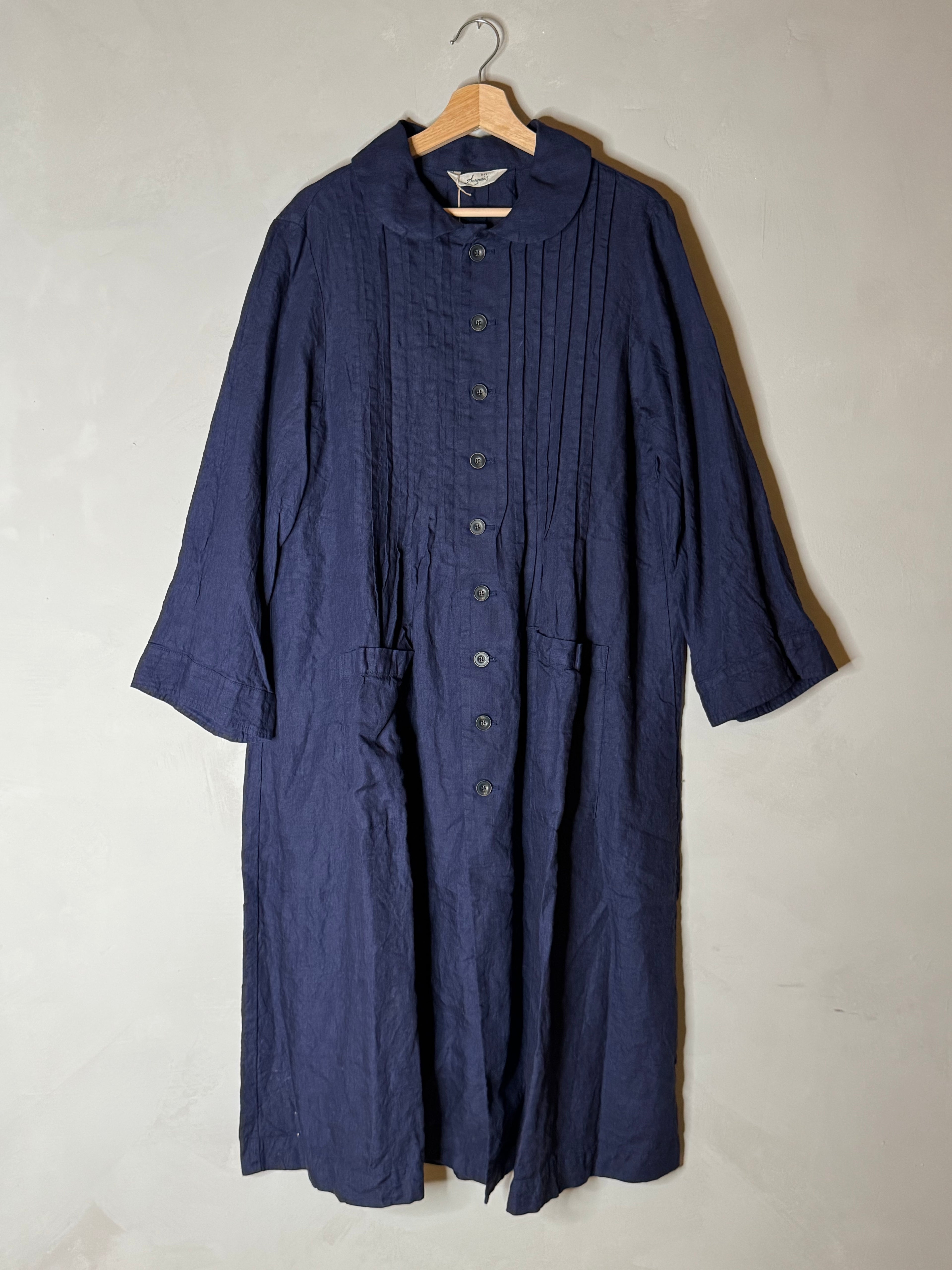 Ichi antiquites indigo coat dress