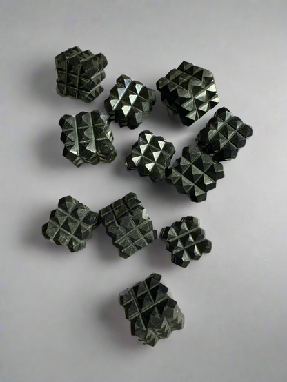 Shungite lemurian cubes