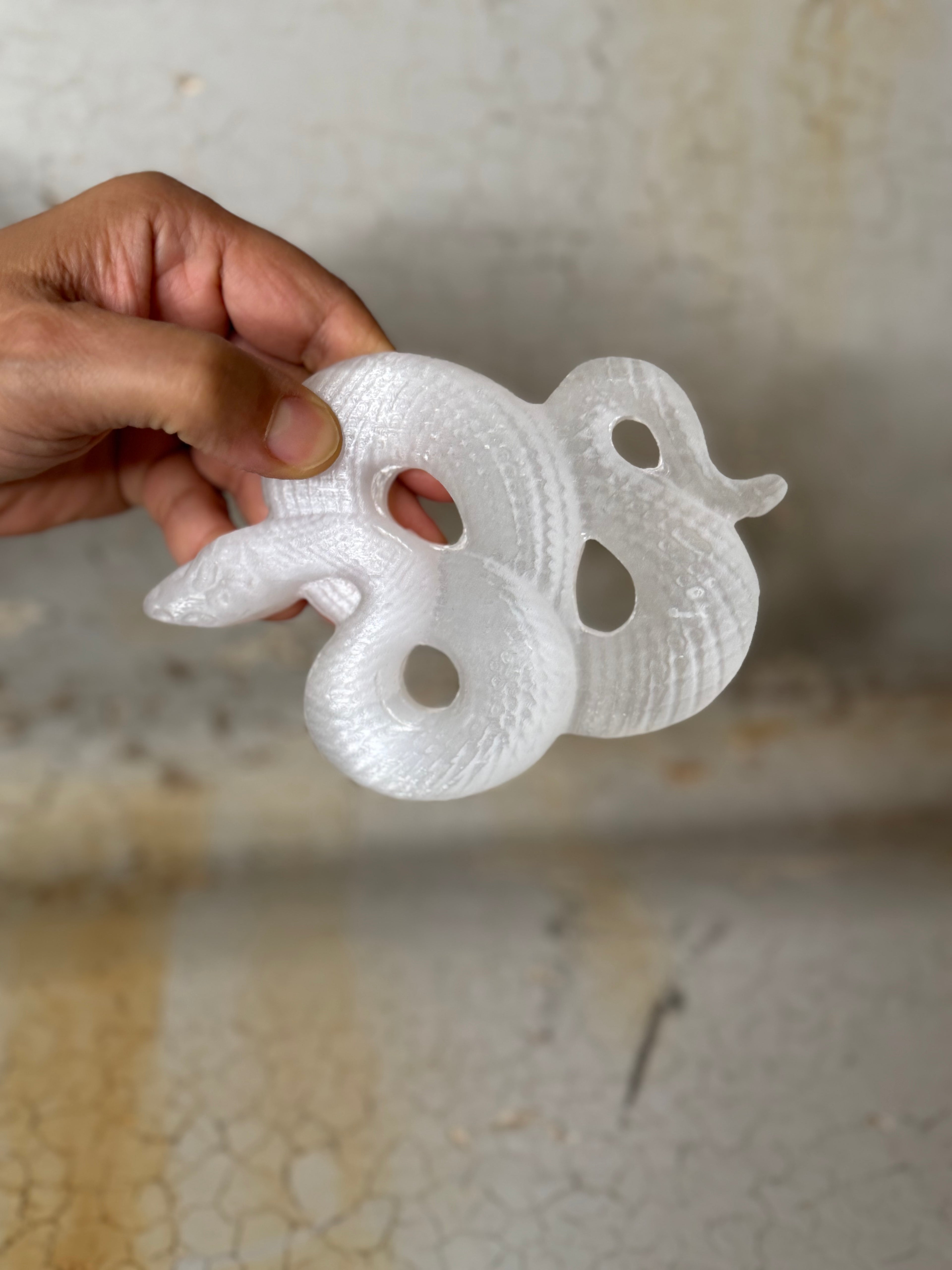 Selenite Snake - 2 sizes