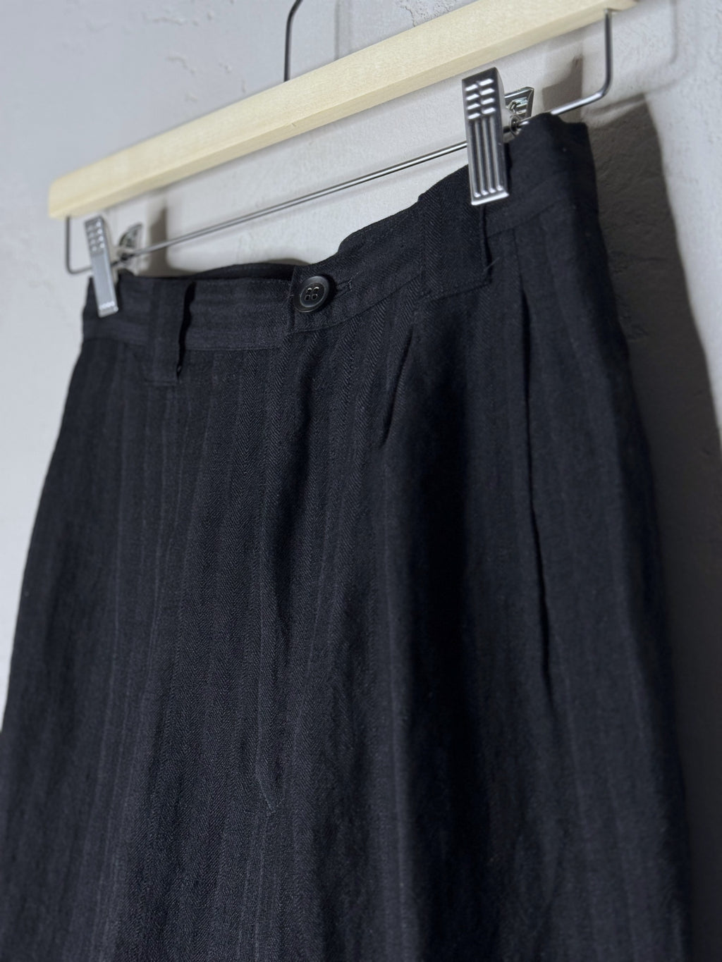 y's by yohji yamamoto wool and linen pants