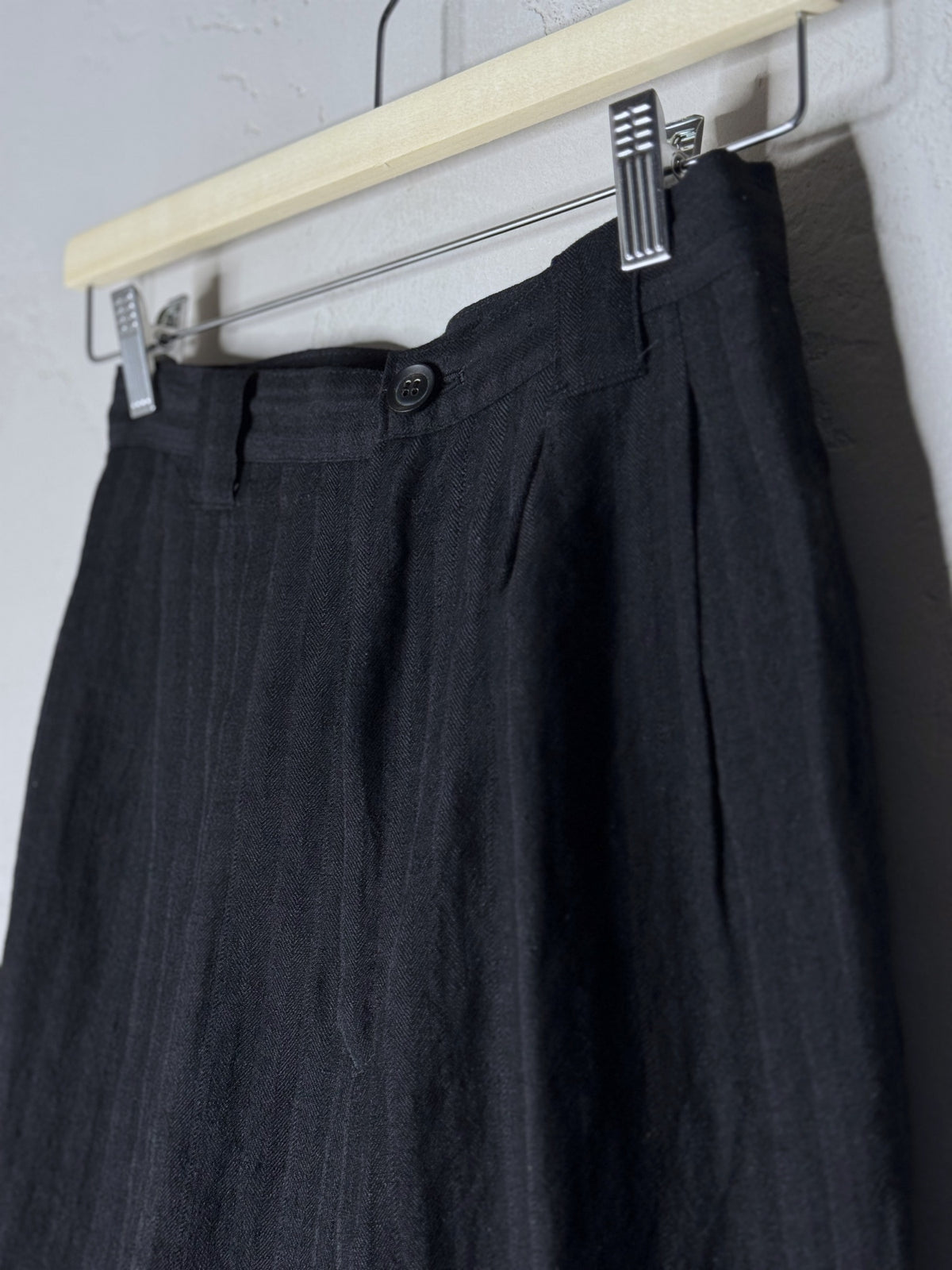 y's by yohji yamamoto wool and linen pants