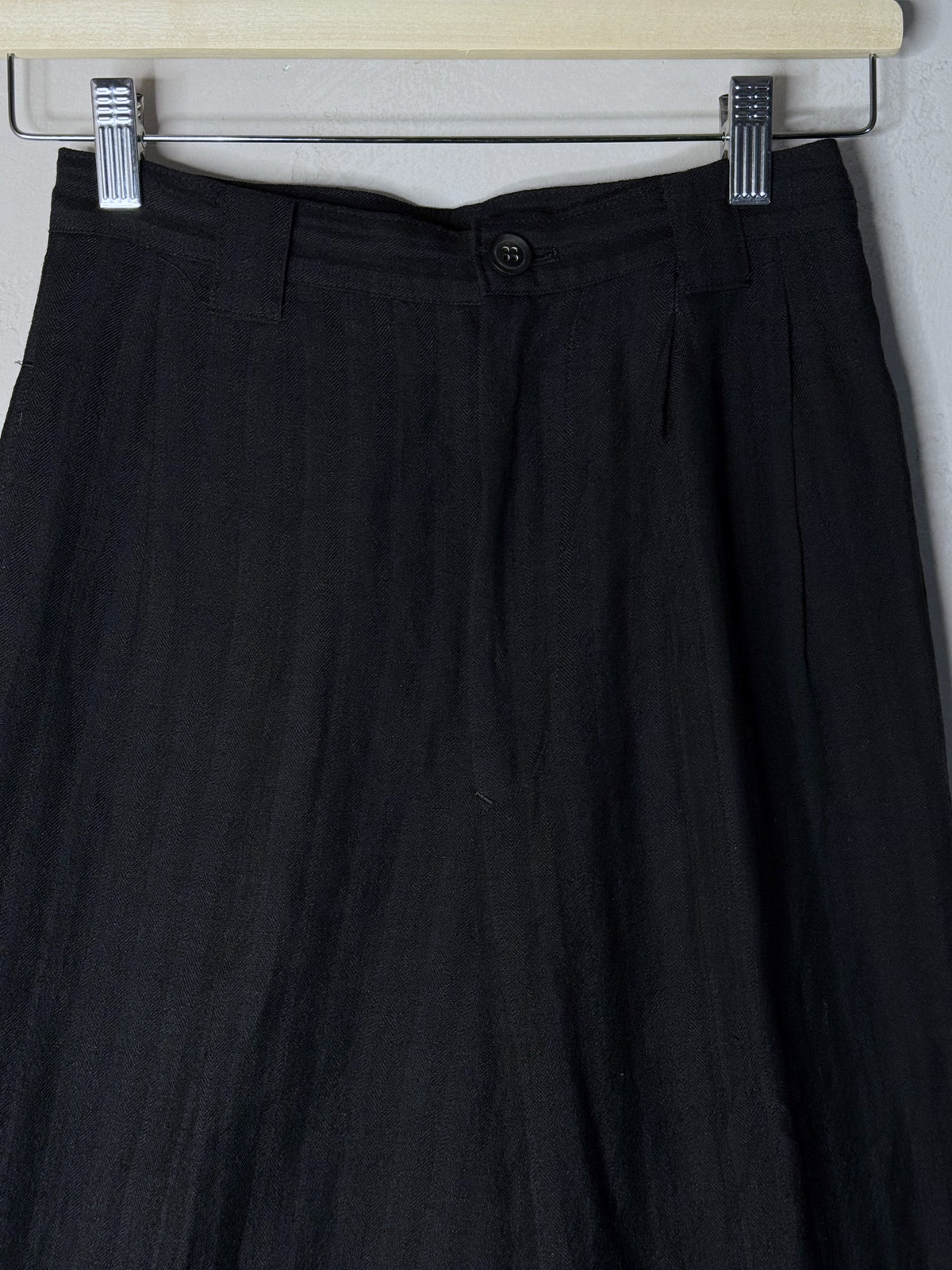 y's by yohji yamamoto wool and linen pants