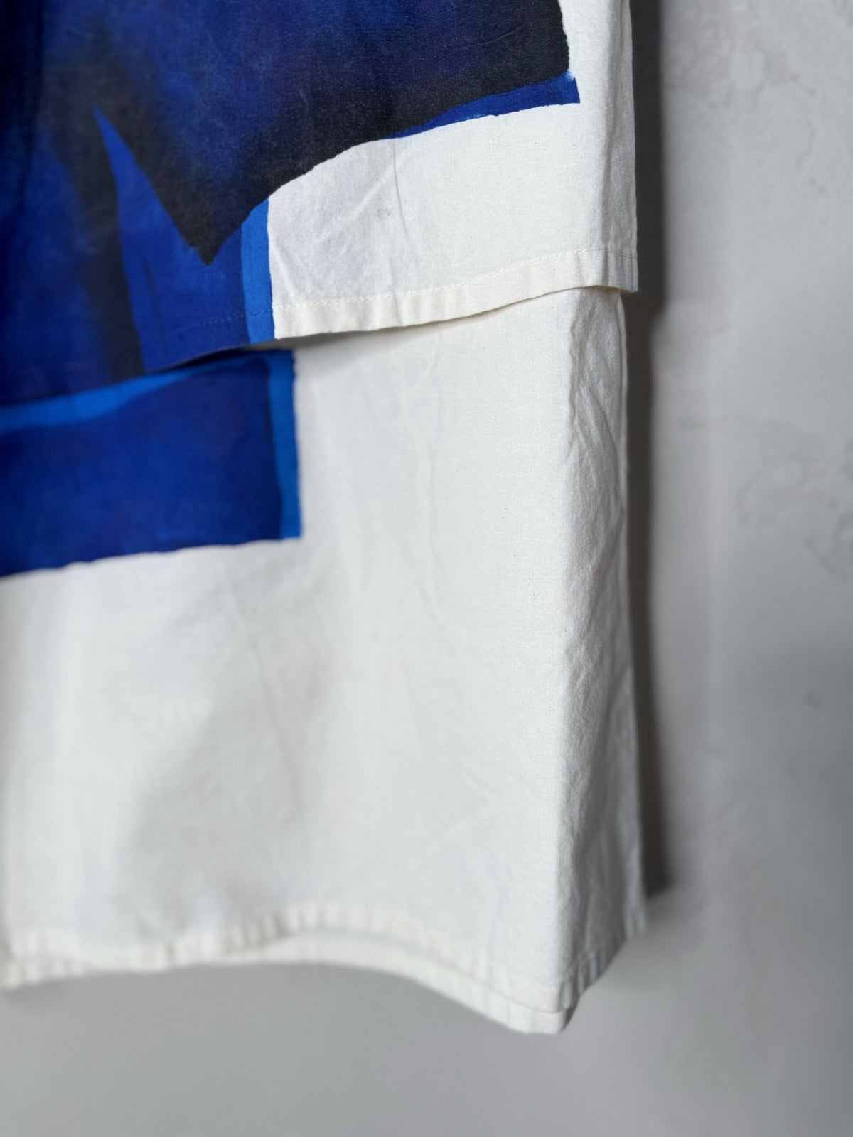 toogood the machinist trouser - pigment painting cobalt