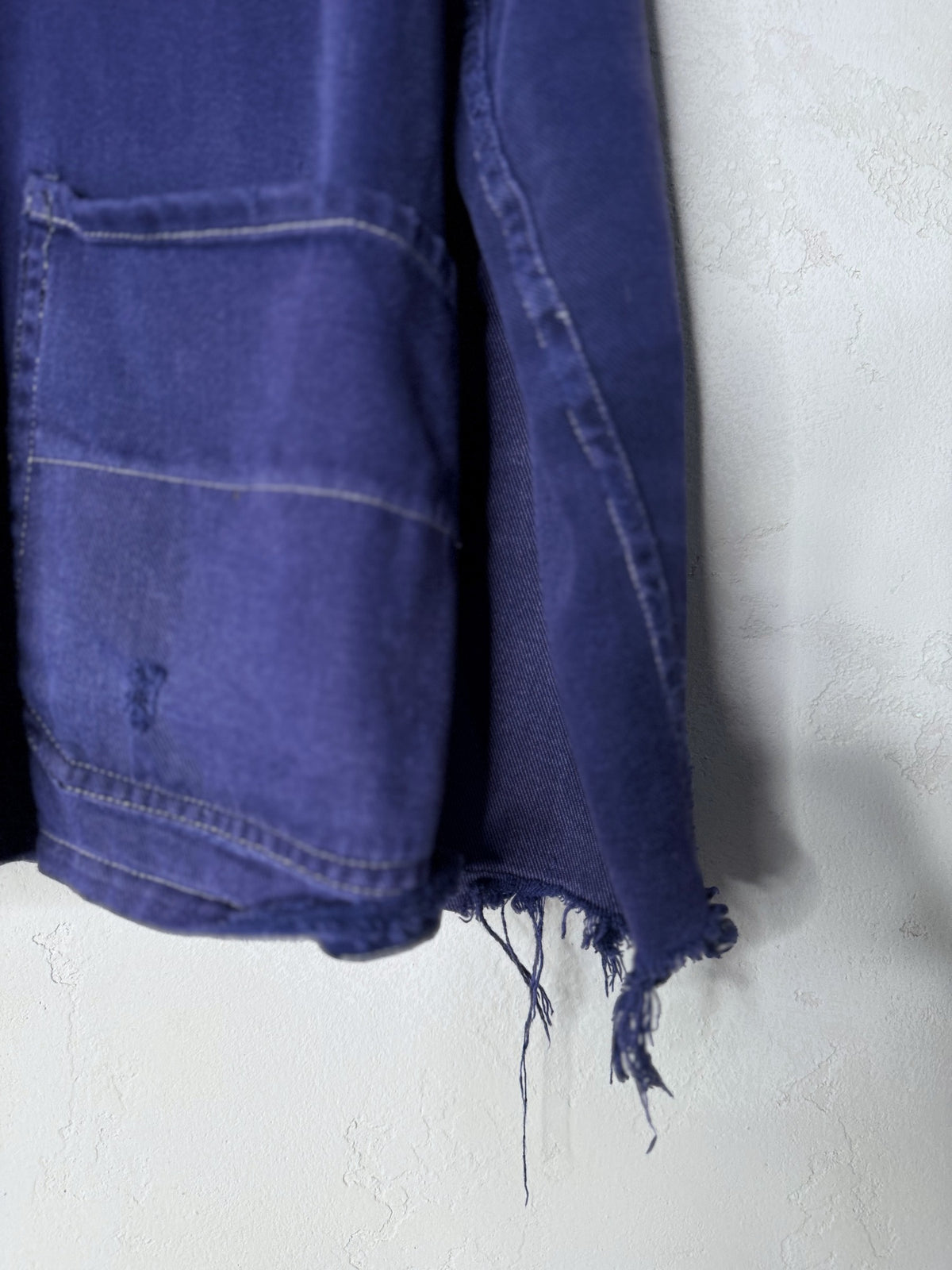 french vintage indigo workwear jacket