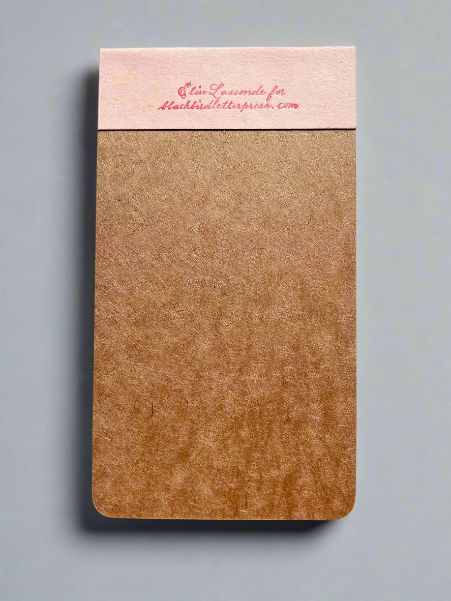 Bonnet Mushroom jotter notepad