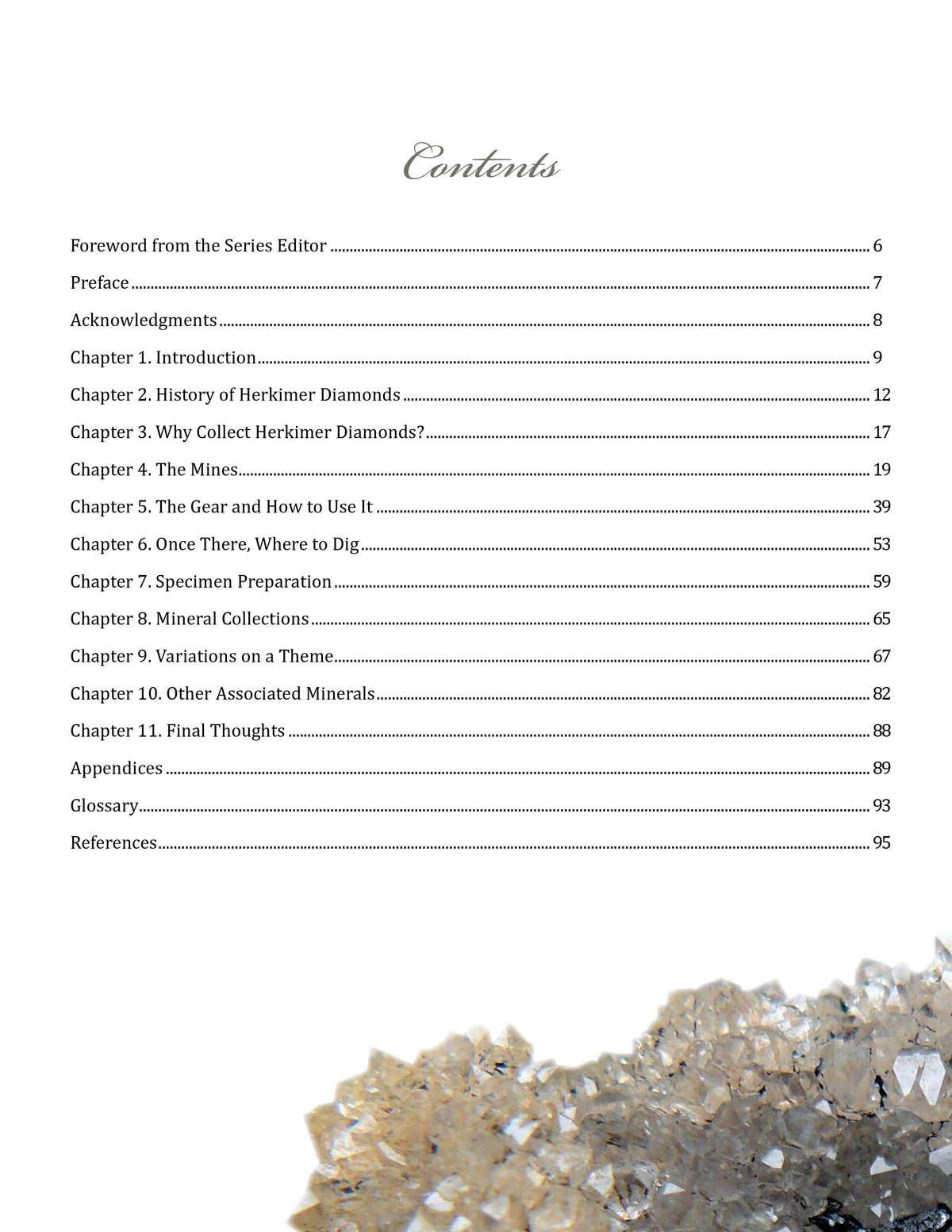The Collector's Guide To Herkimer Diamonds by Michael R Walter