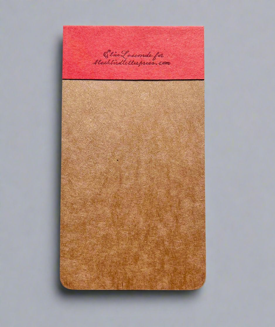 Oyster Mushroom jotter notepad