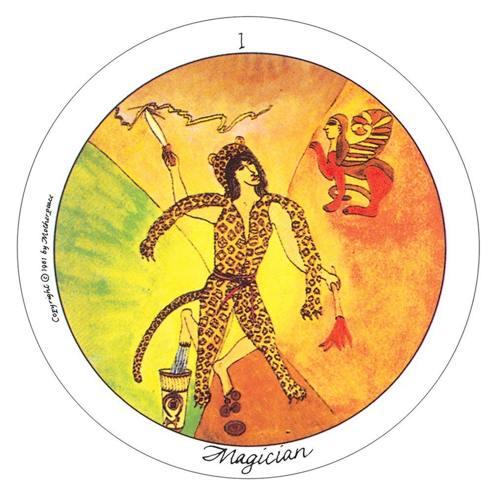 Mini Motherpeace Round Tarot Deck