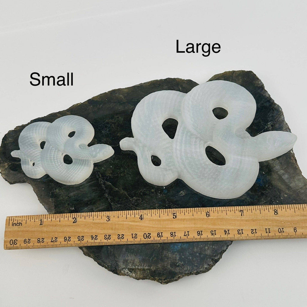 Selenite Snake - 2 sizes