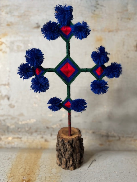 eye of god - ojo de dios - blue