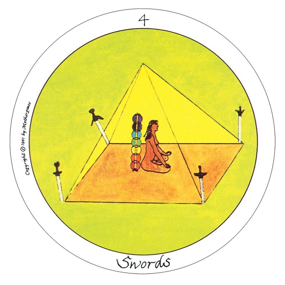 Mini Motherpeace Round Tarot Deck