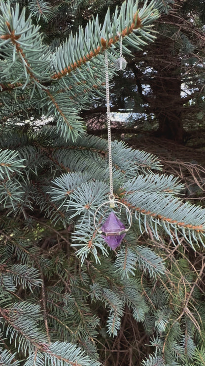 Pendulum amethyst - video