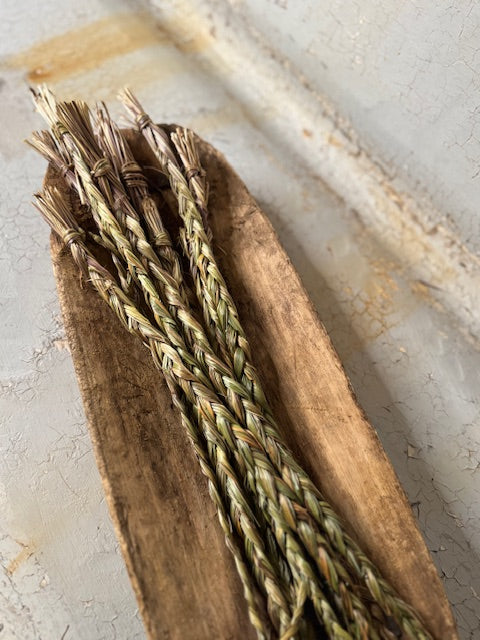 hand braided sweetgrass